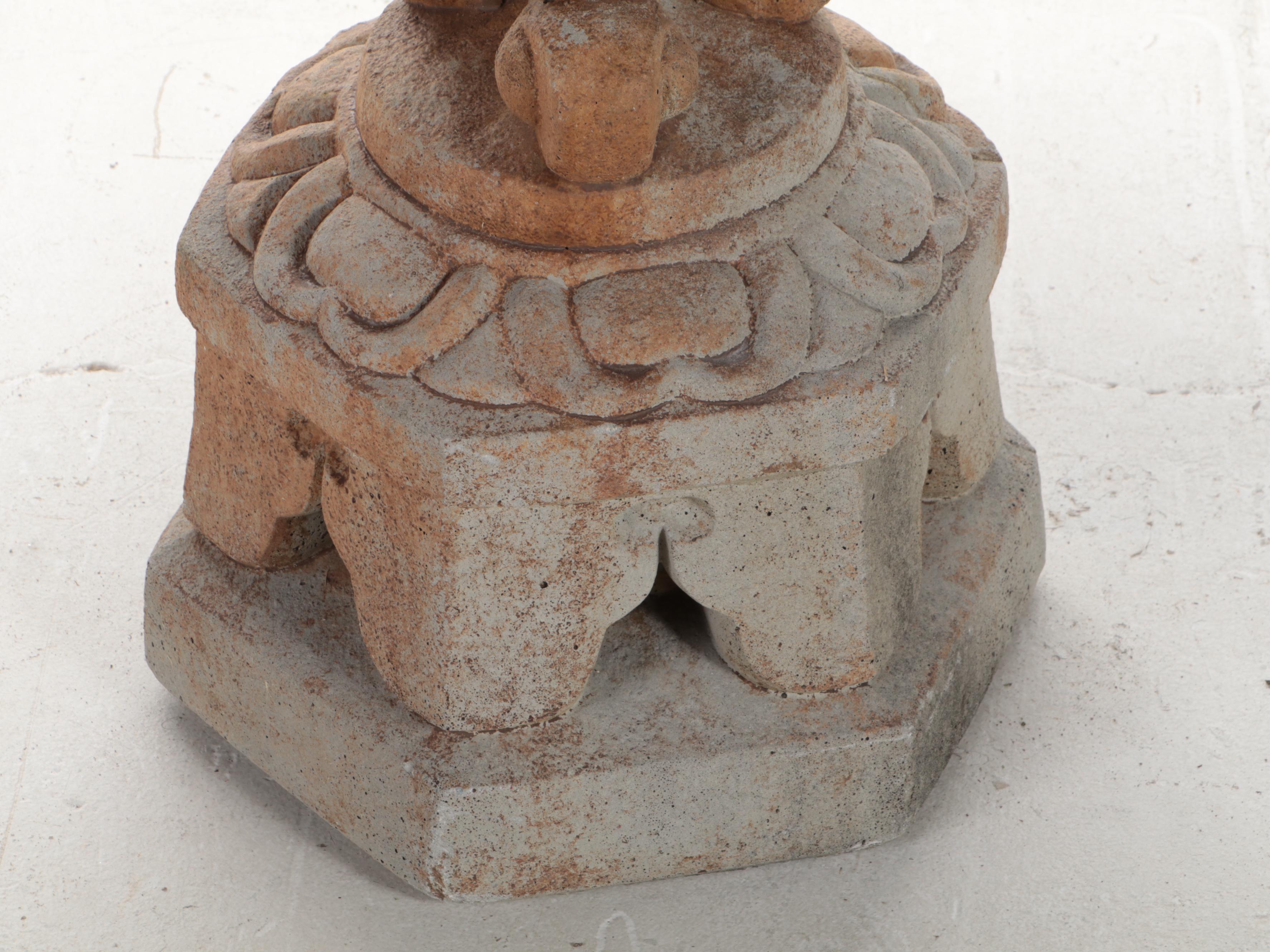 Athens Stonecasting Nagoya Concrete Bird Bath