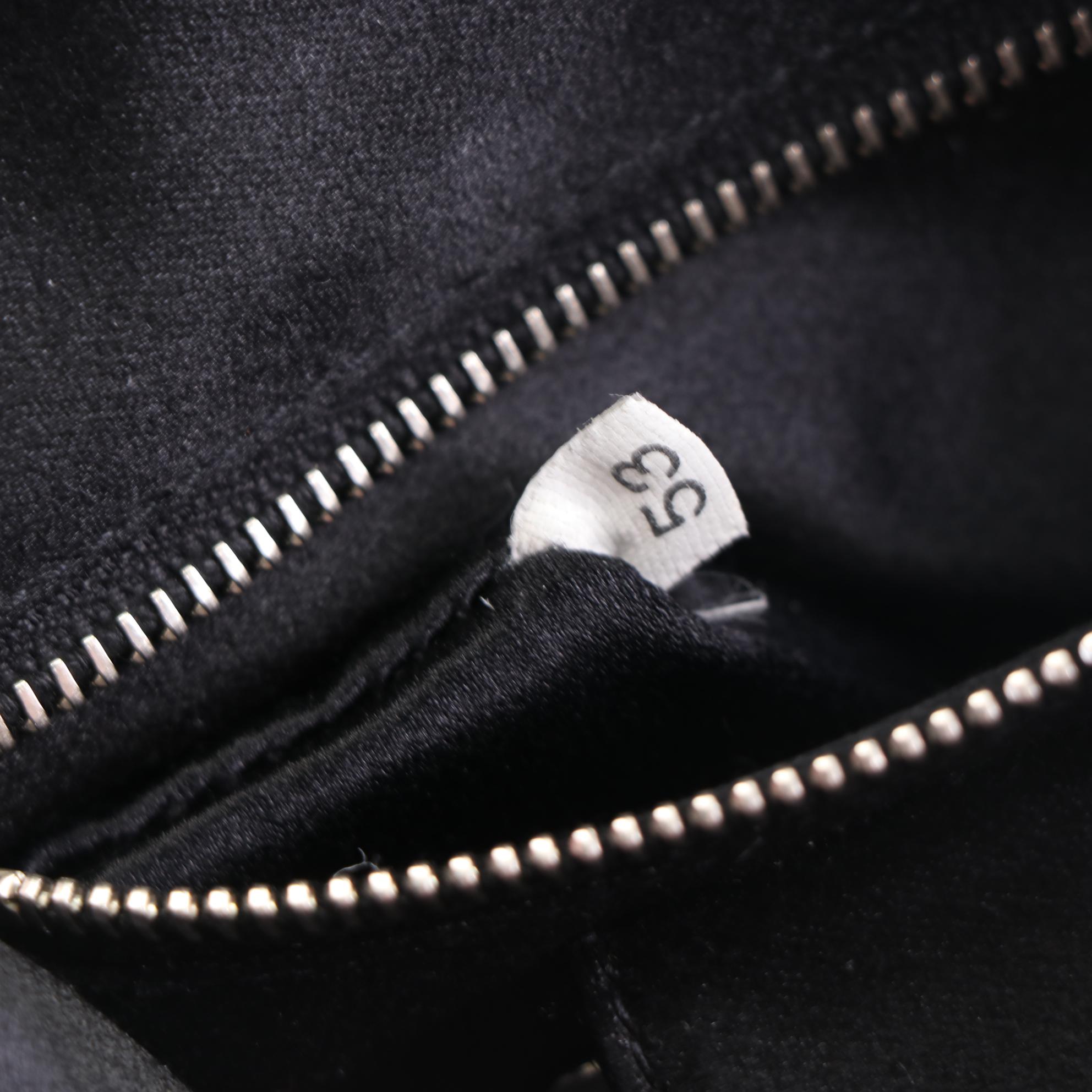 Prada Pink Satin and Grosgrain Clutch Purse with Interwoven Chain-Link Strap