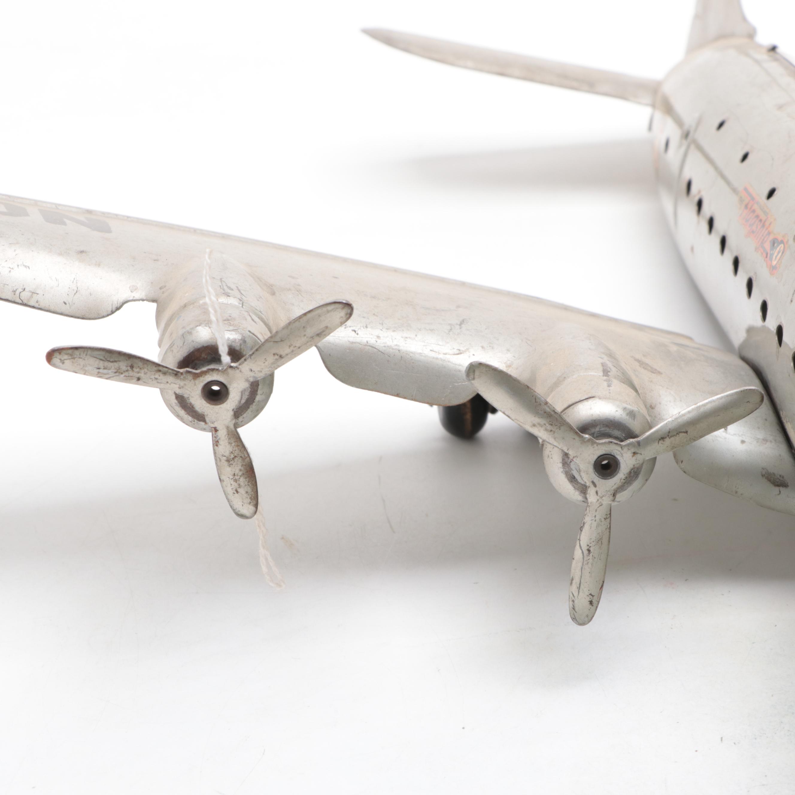 American Airlines "The Flagship" Metal Model Plane, Mid-20th Century