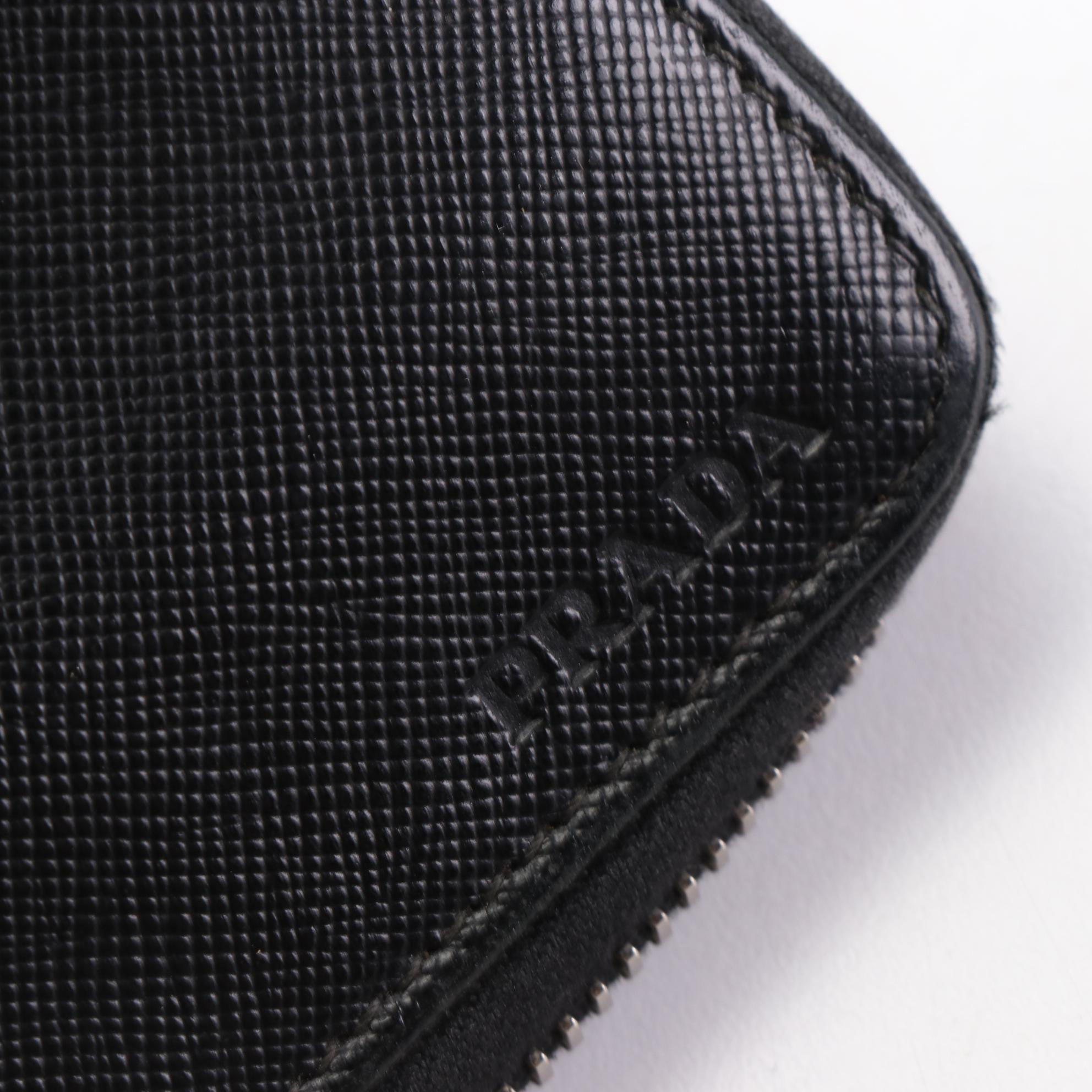 Prada Saffiano Leather Zip-Around Wallet