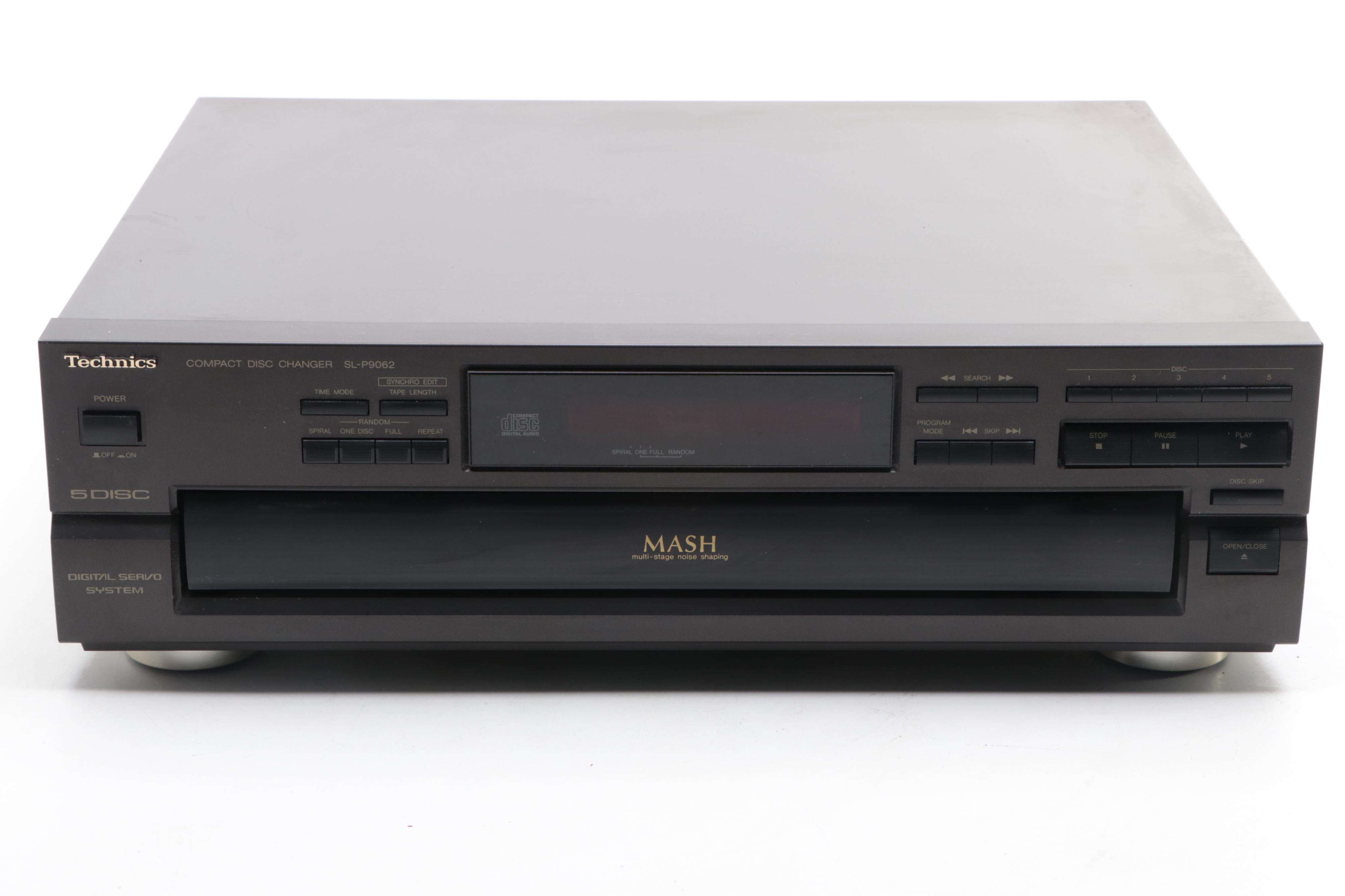 Technics 5 Disc CD Changer and Sears ProFormance Stereo Tape Deck EBTH