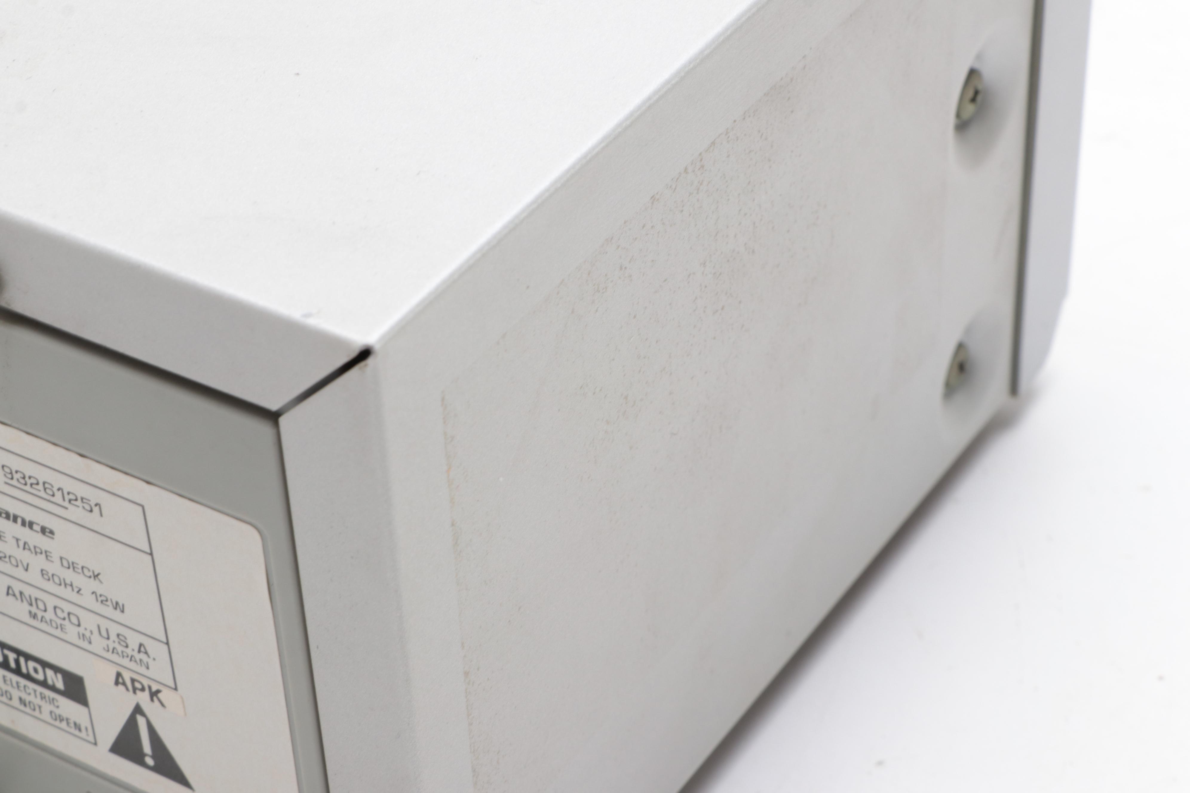 Technics 5 Disc CD Changer and Sears ProFormance Stereo Tape Deck