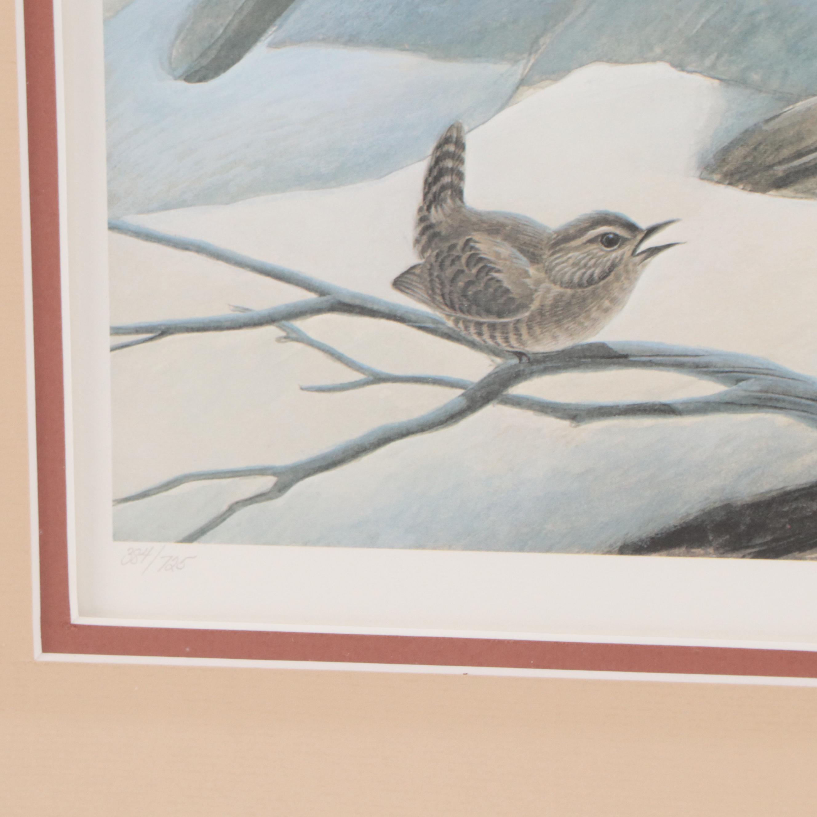 John A. Ruthven Offset Lithograph "Raccoon"