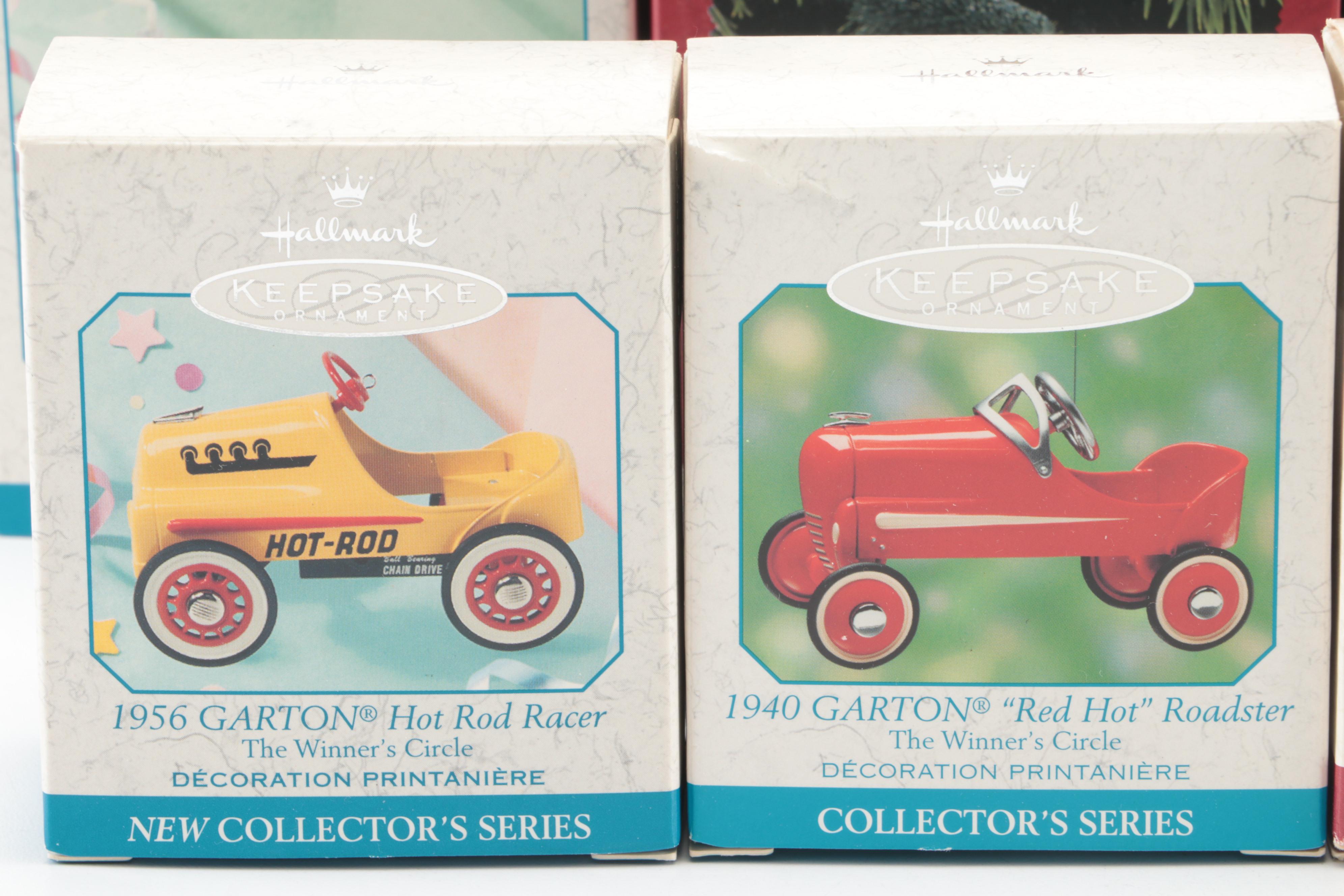 Hallmark Ornaments with Kiddie Car Classics, Disney and Others