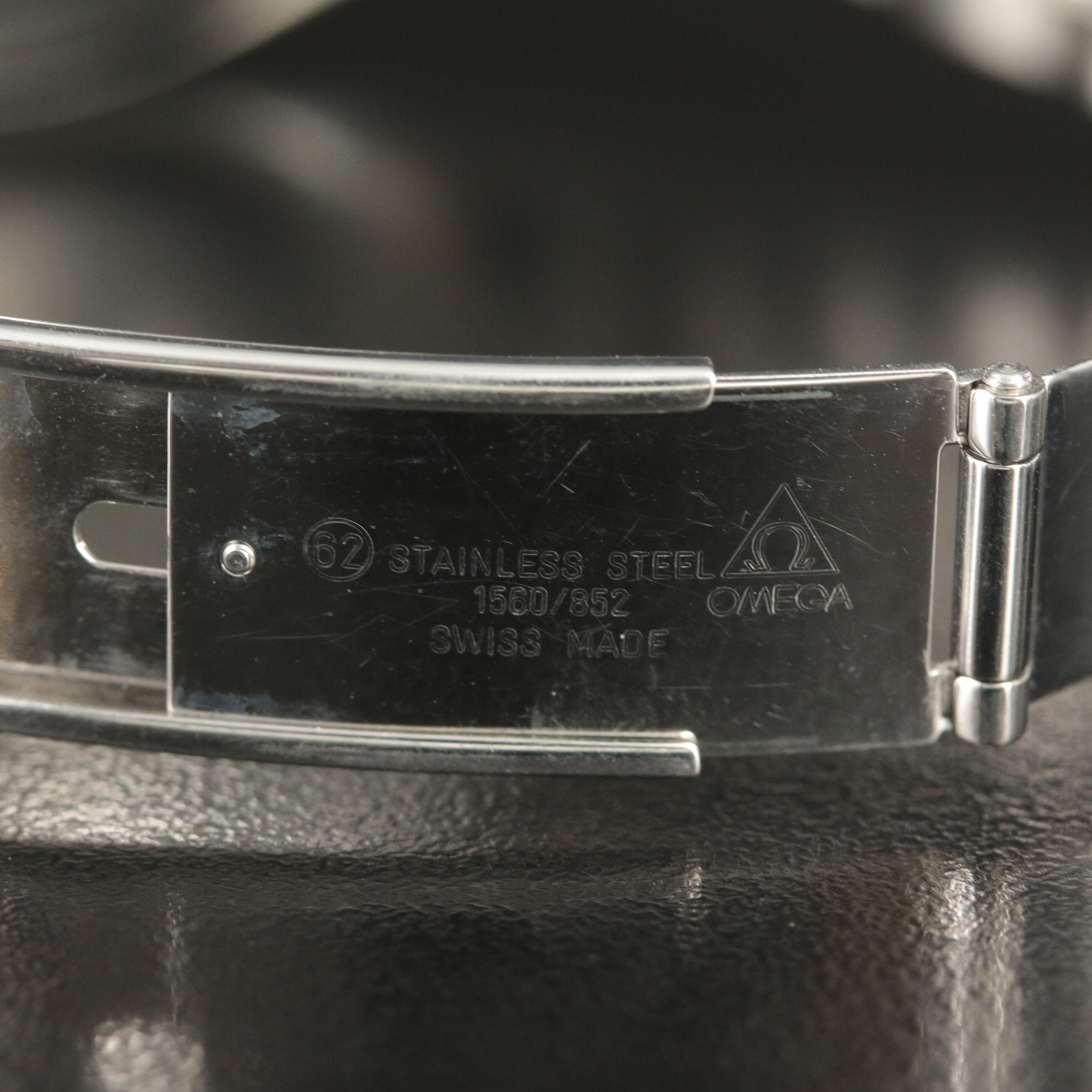 Omega Speedmaster Day Date Stainless Steel Black 39mm Automatic Watch