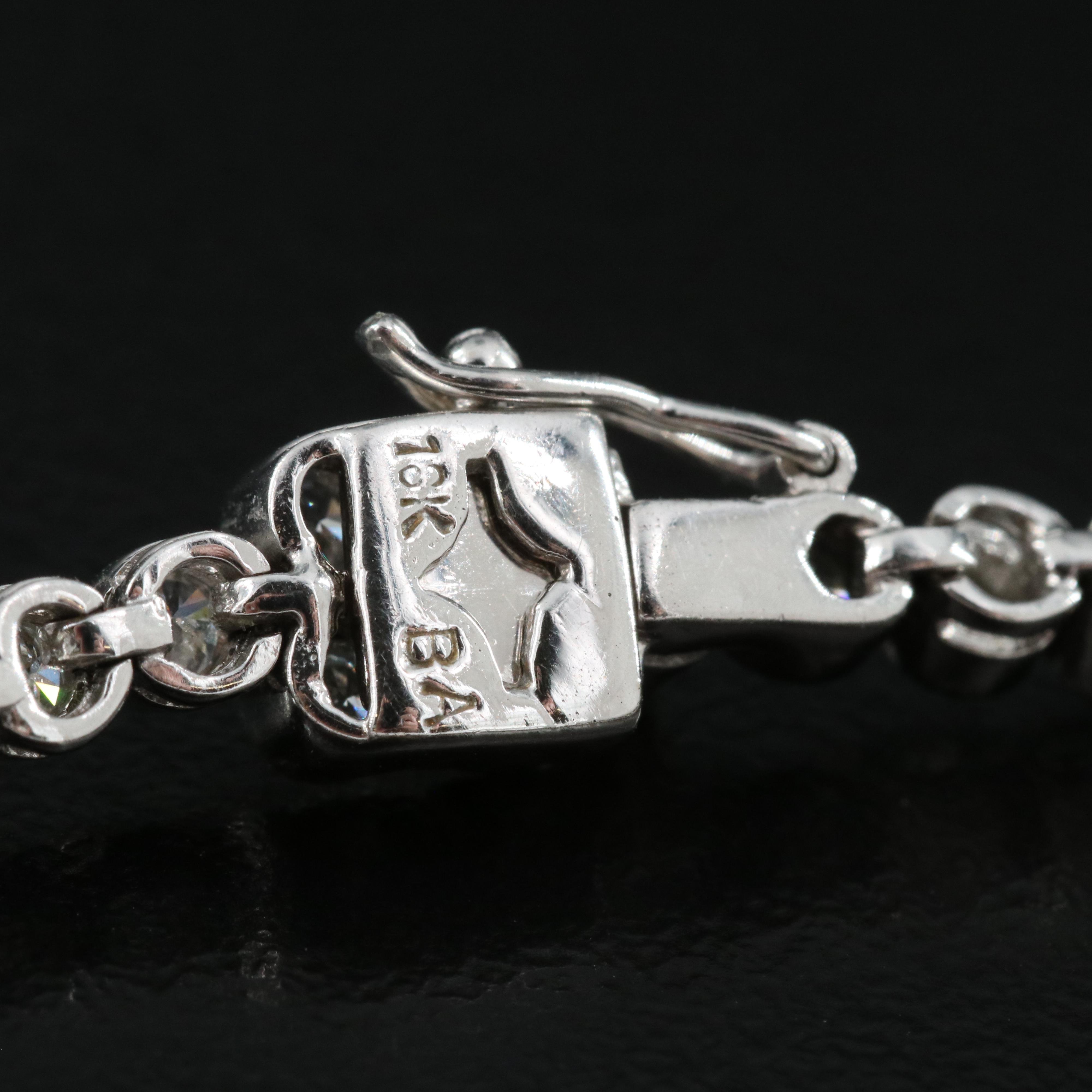 18K 10.61 CTW Diamond Garland Necklace with 14K Accents