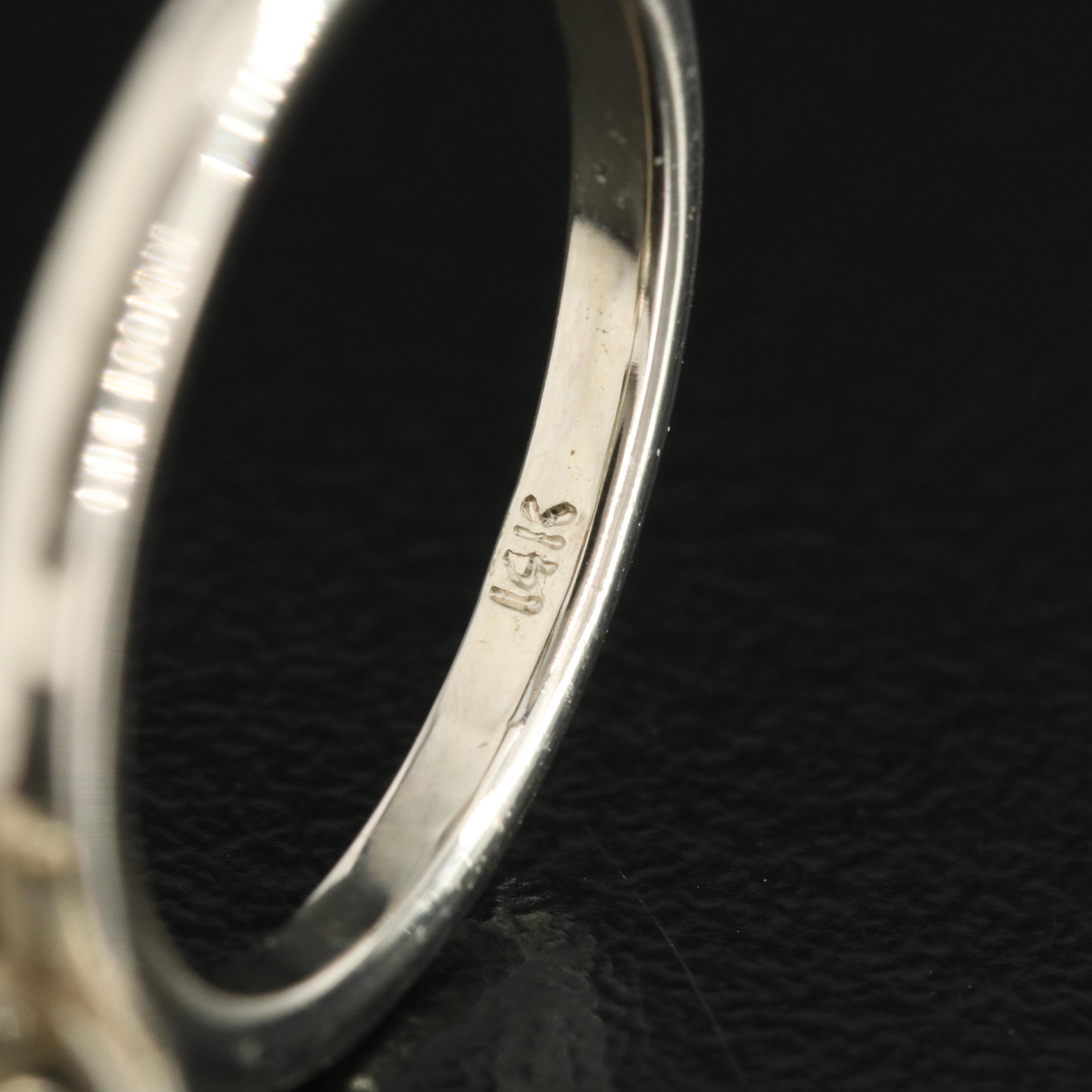 14K 2.05 CT Fancy Blue Diamond Solitaire Ring