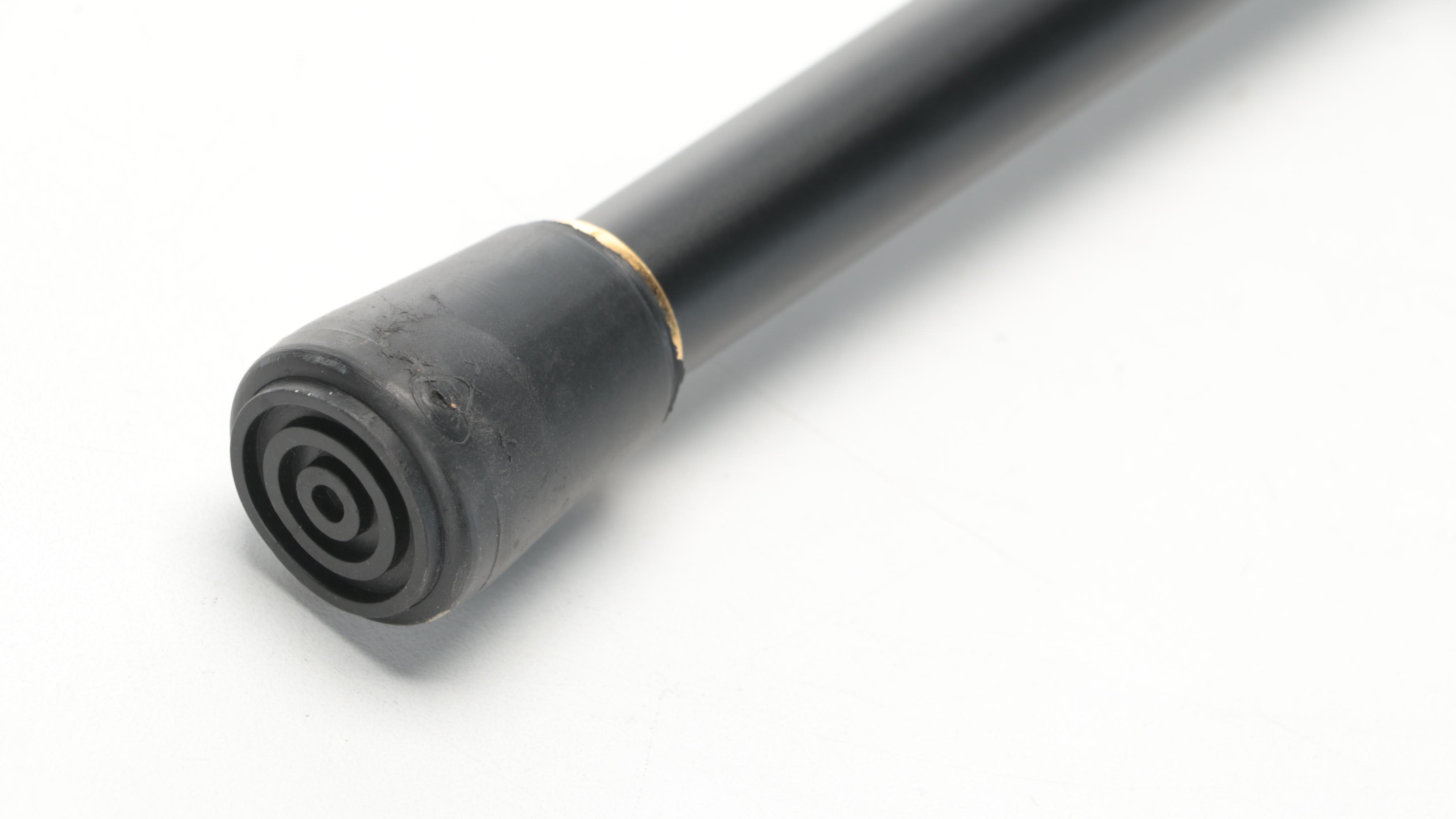 Freemason's Brass Topped Walking Stick With Pocket Watch and Rings