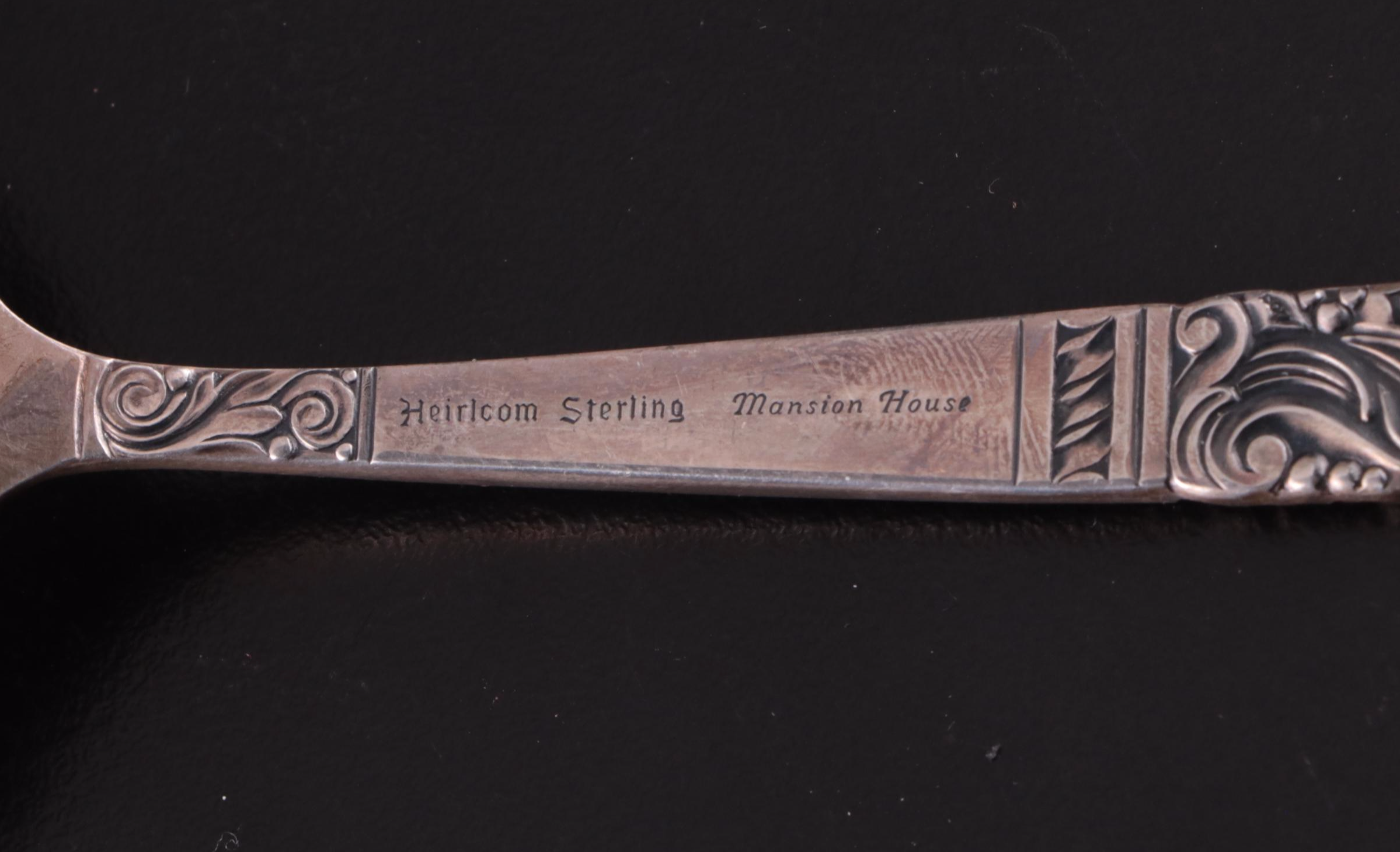 Wallace "Violet" Art Nouveau Sterling Bon Bon Spoons with Heirloom and Whiting