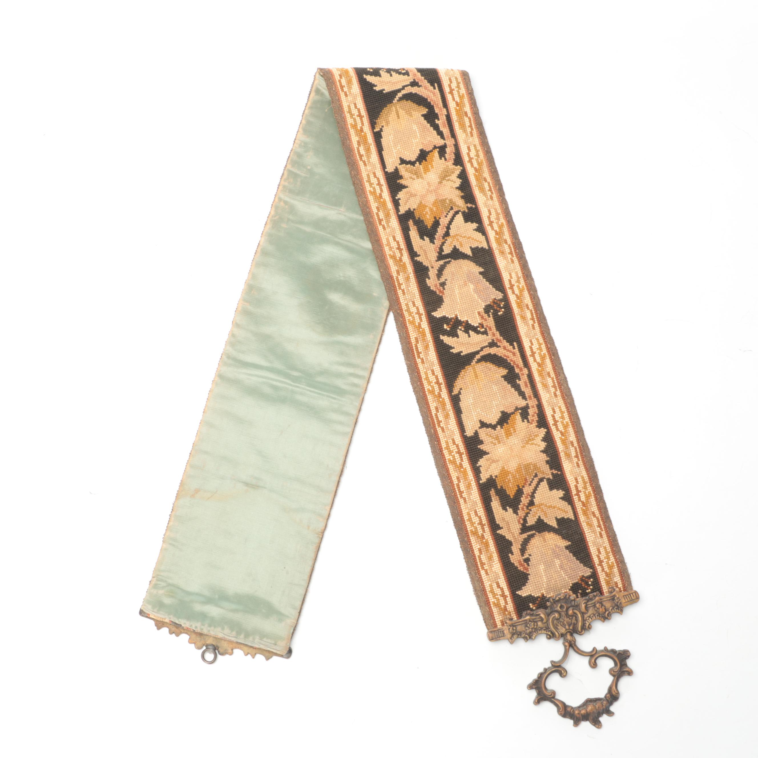 Handmade Needlepoint Bell Pull