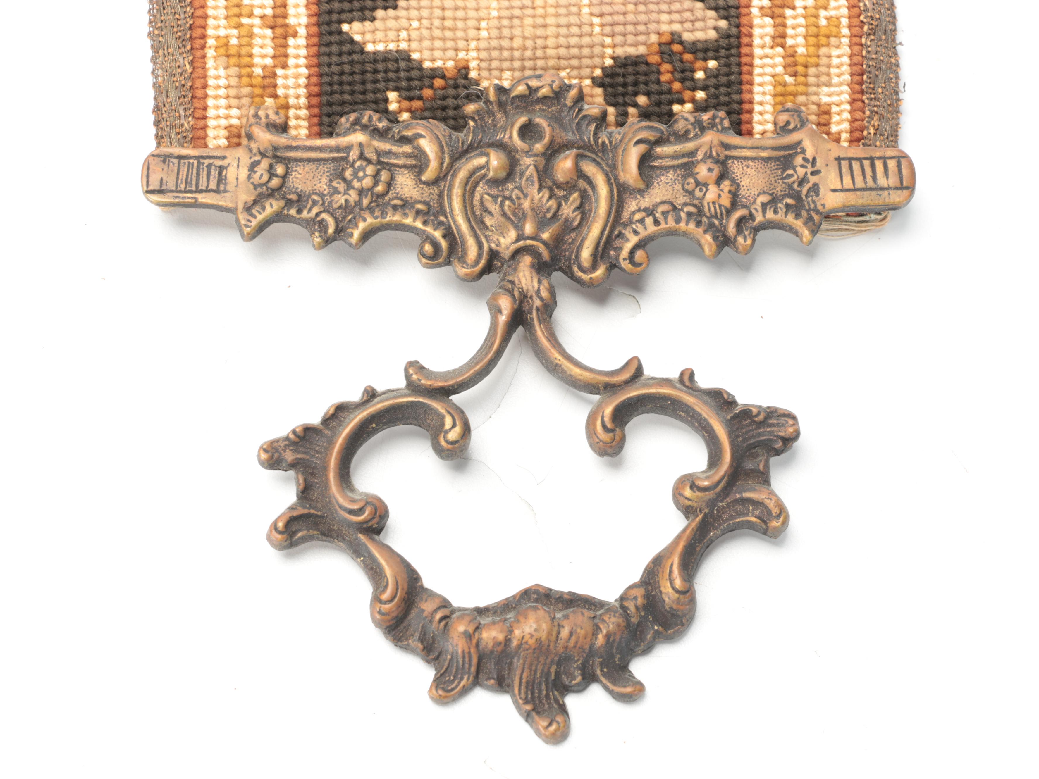 Handmade Needlepoint Bell Pull