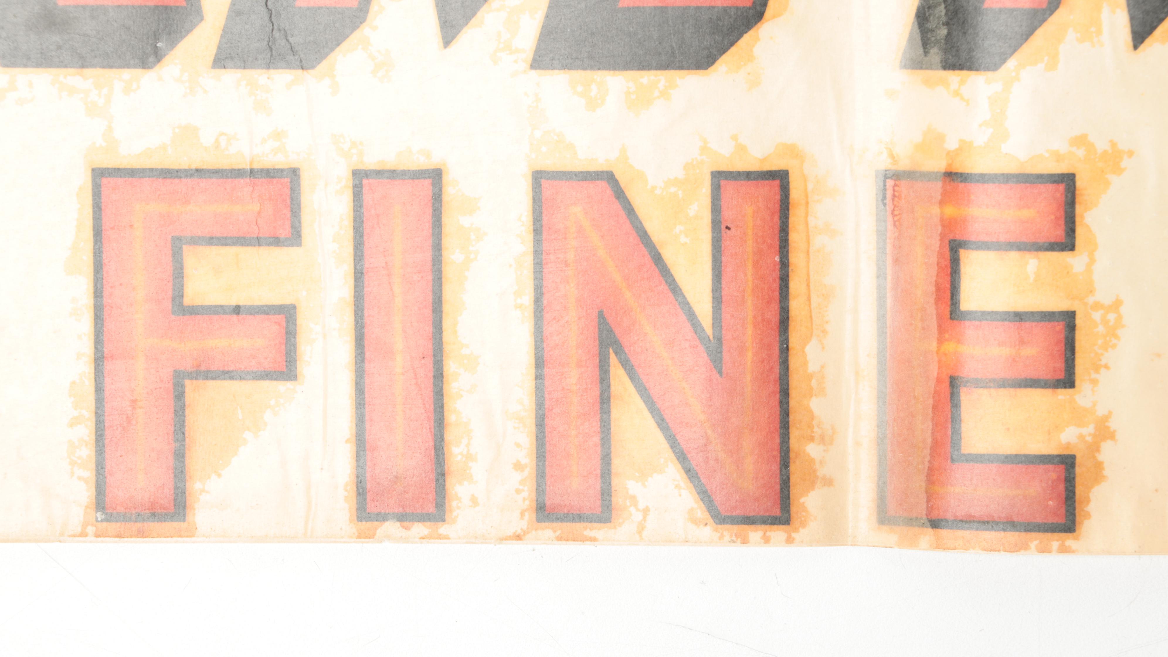 Kamm's Fine Beer Advertising Decals, Mid-20th Century