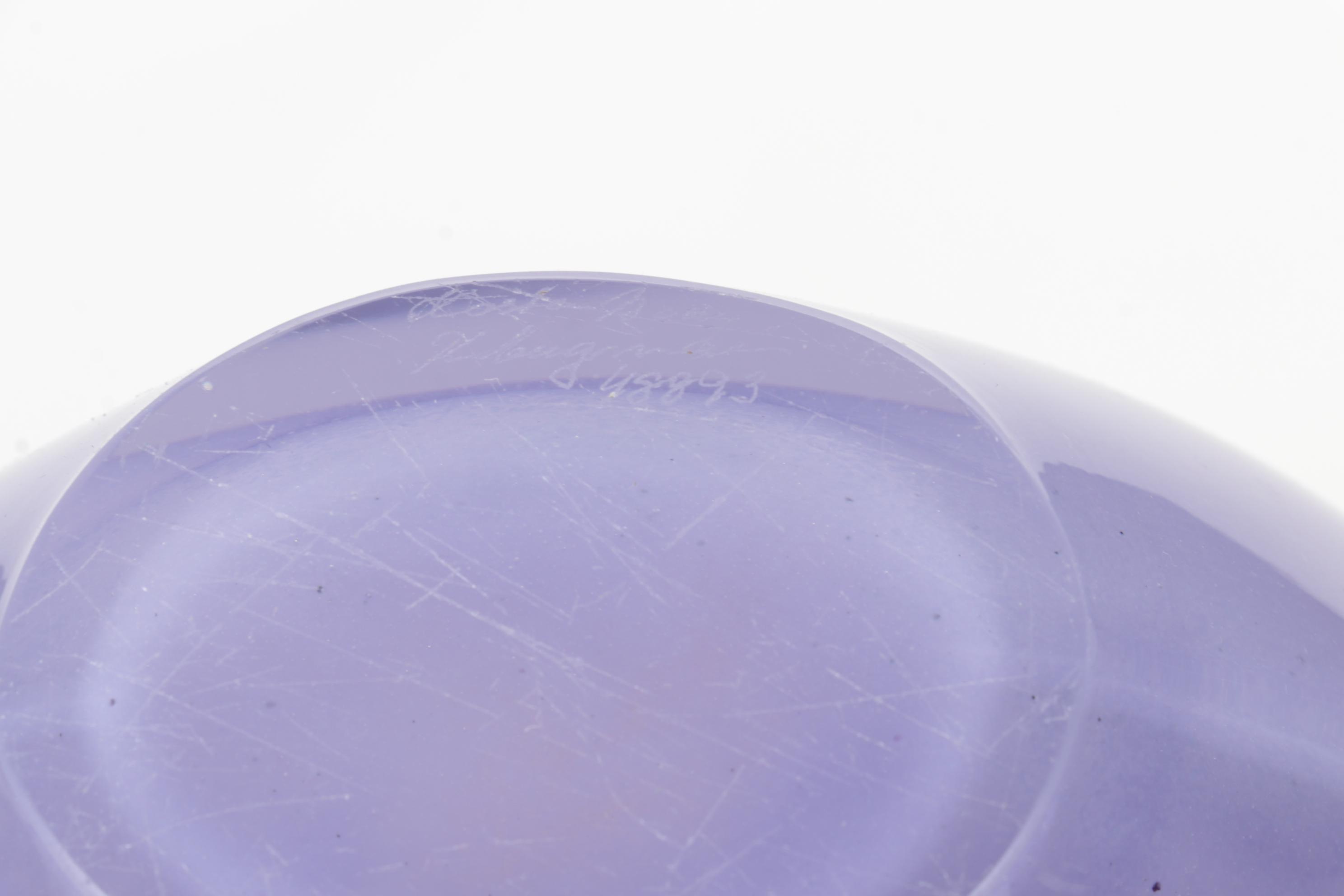 Kjell Engman for Kosta Boda Lavender Art Glass Vases