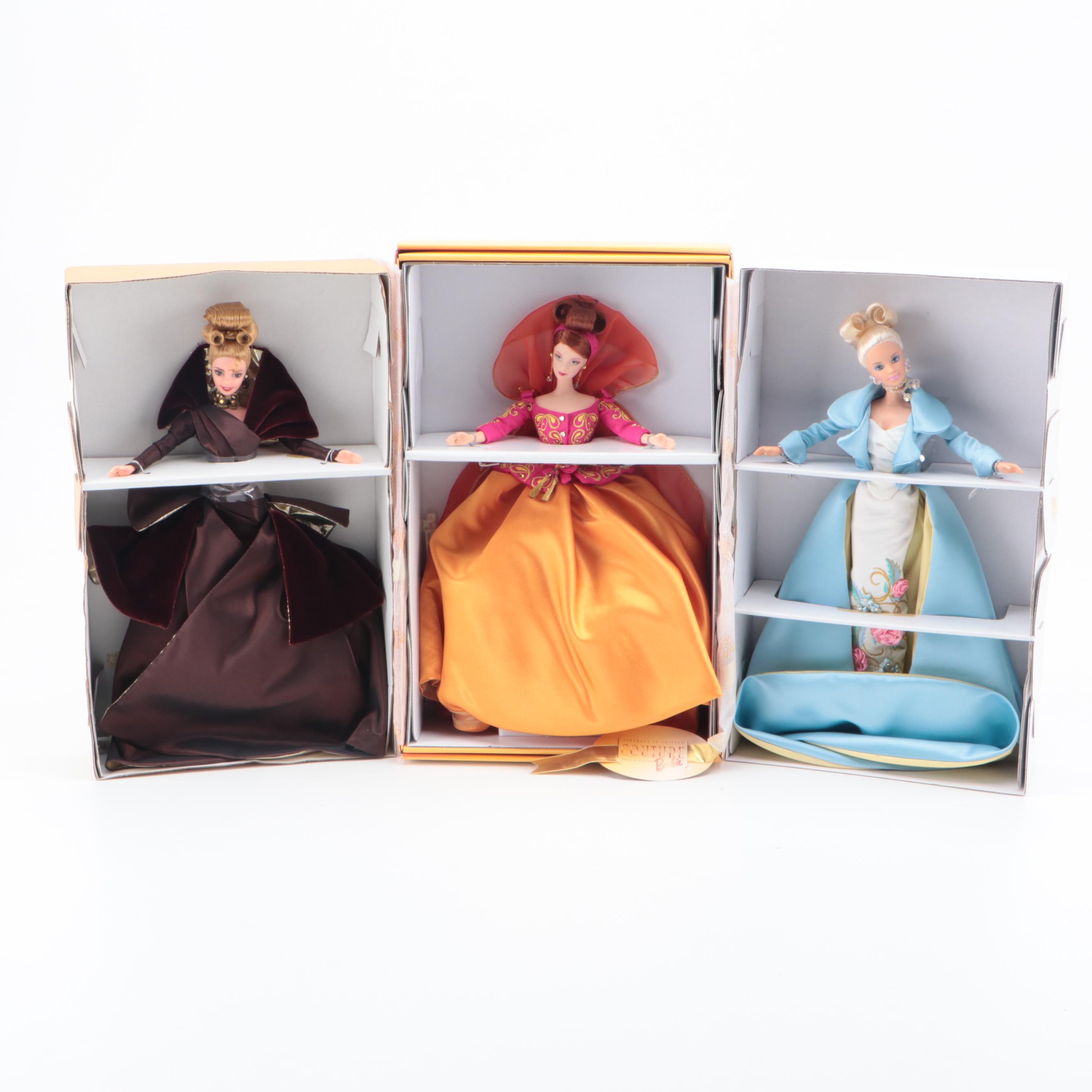 Mattel Couture Collection "Portrait in Taffeta" and More Barbie Dolls
