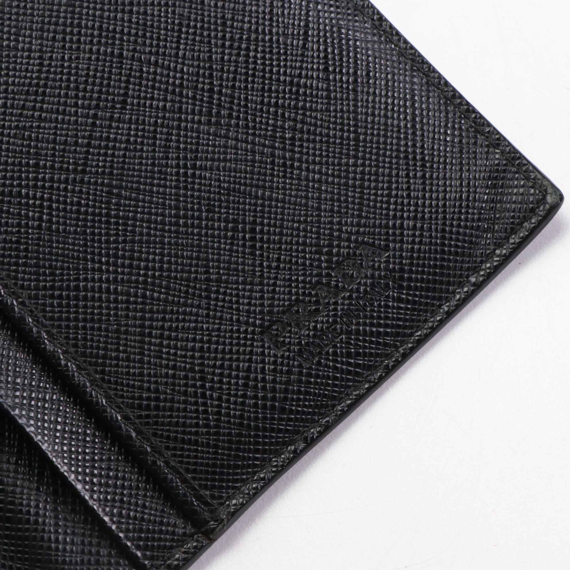 Prada Long Wallet in Saffiano Leather with Box