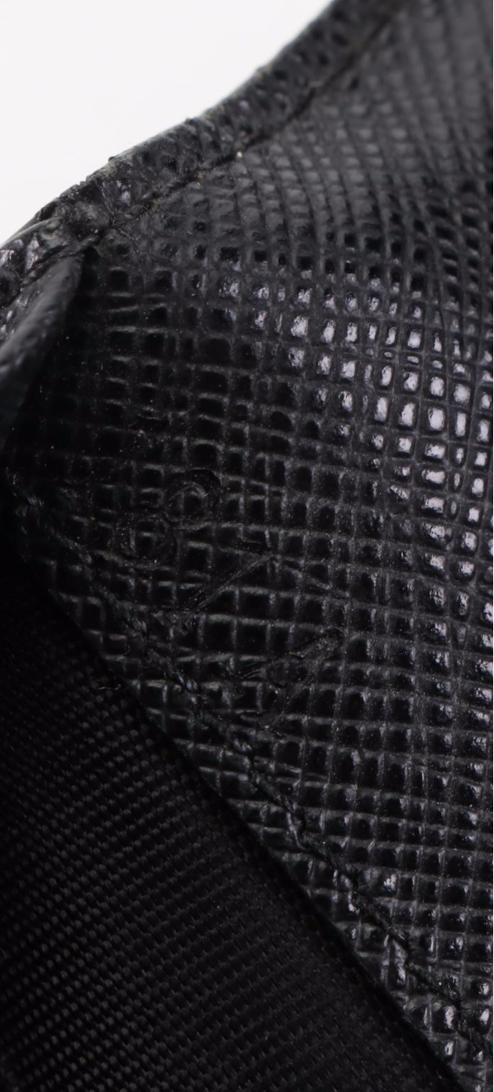 Prada Long Wallet in Saffiano Leather with Box