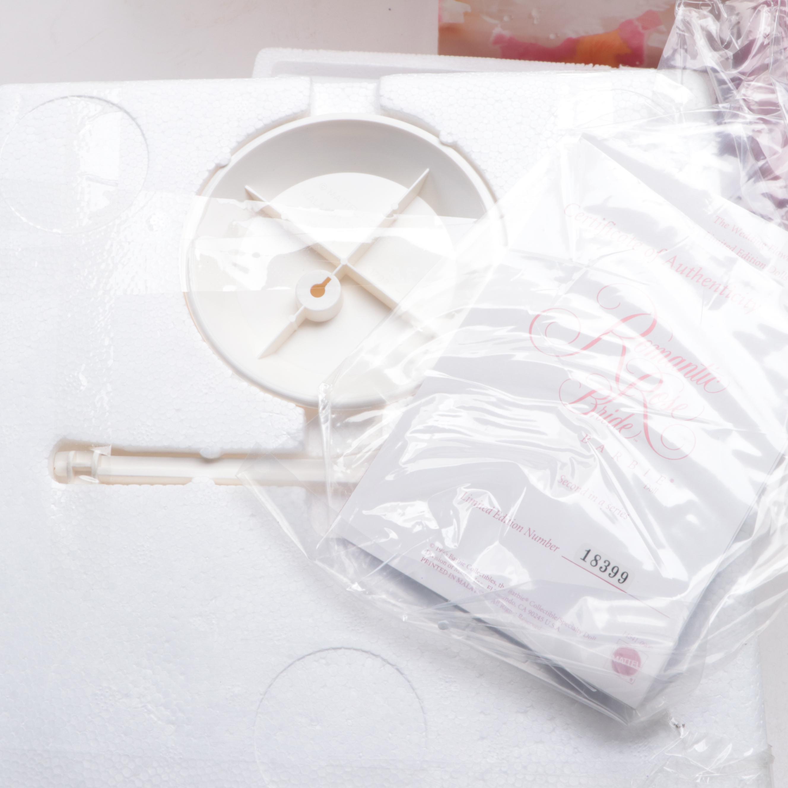 Mattel "Star Lily", "Blushing Orchid", and "Romantic Rose Bride" Barbie Dolls