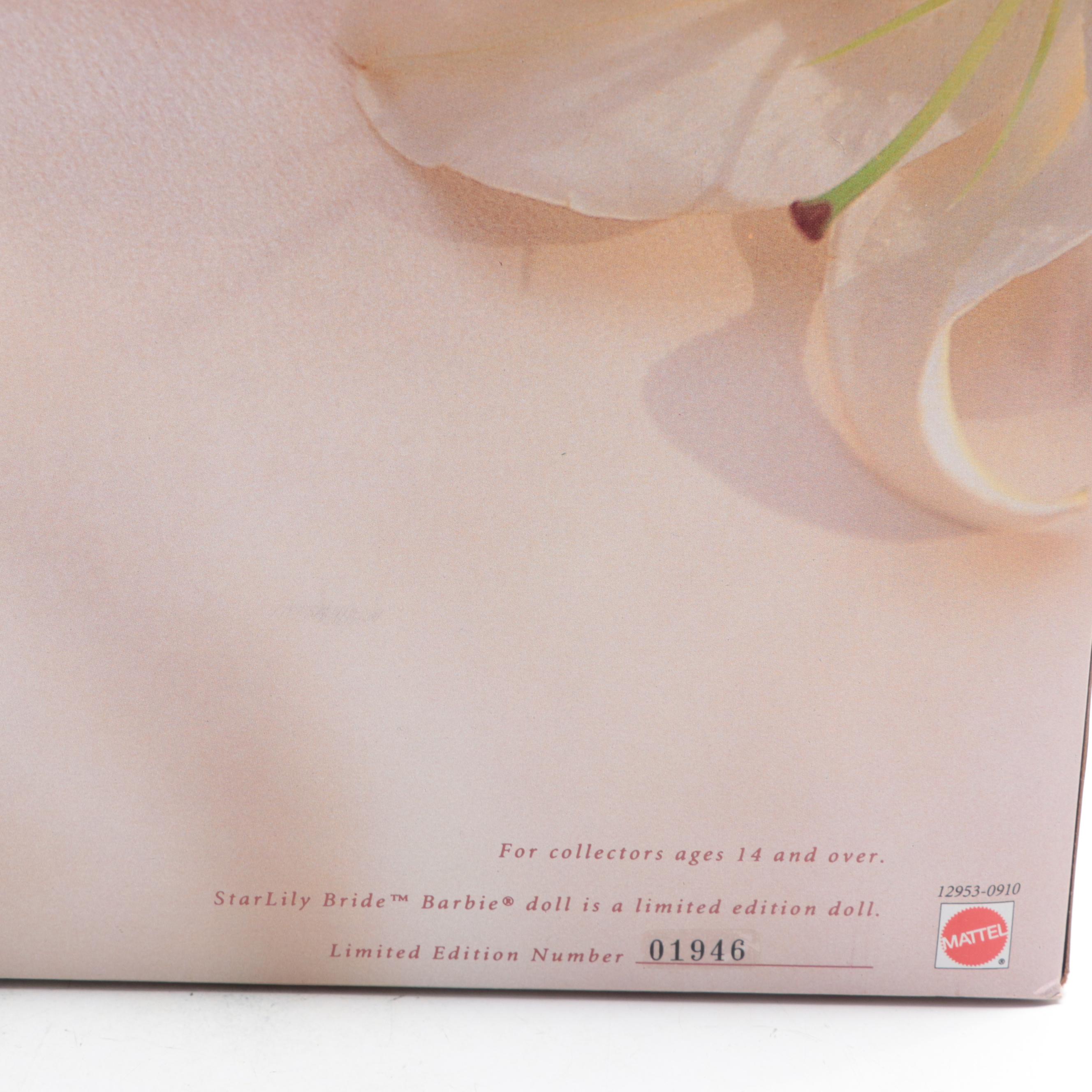 Mattel "Star Lily", "Blushing Orchid", and "Romantic Rose Bride" Barbie Dolls