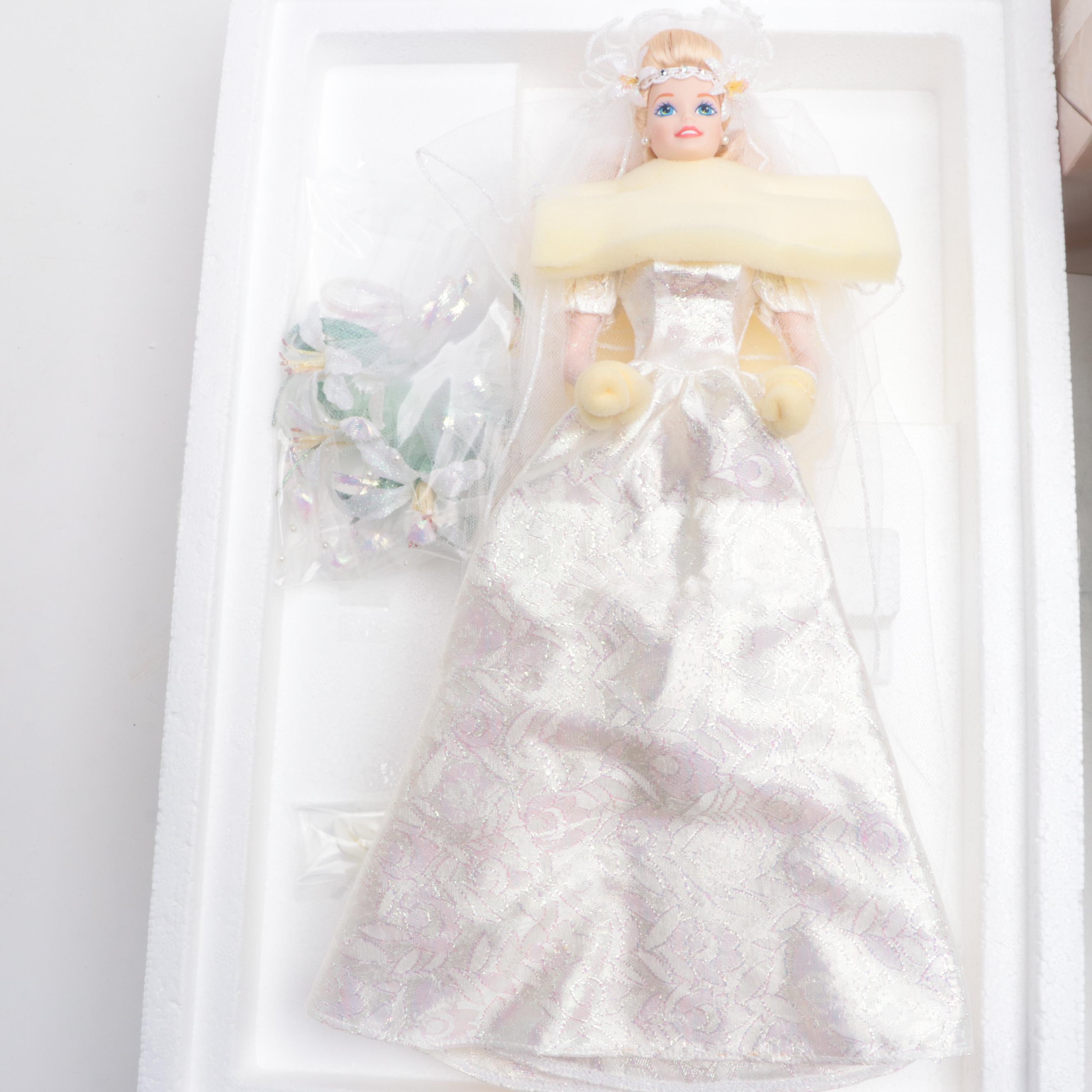 Mattel "Star Lily", "Blushing Orchid", and "Romantic Rose Bride" Barbie Dolls