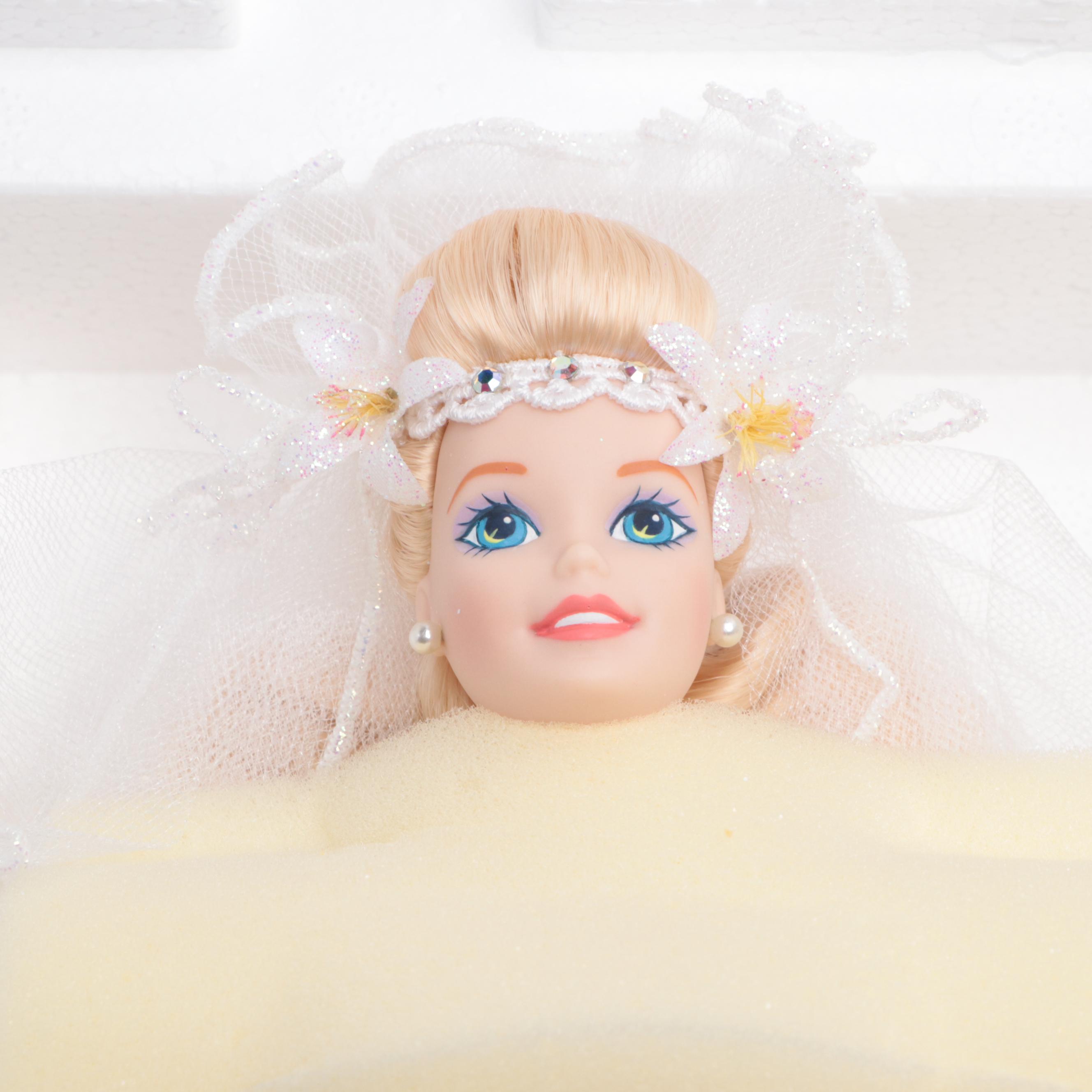 Mattel "Star Lily", "Blushing Orchid", and "Romantic Rose Bride" Barbie Dolls