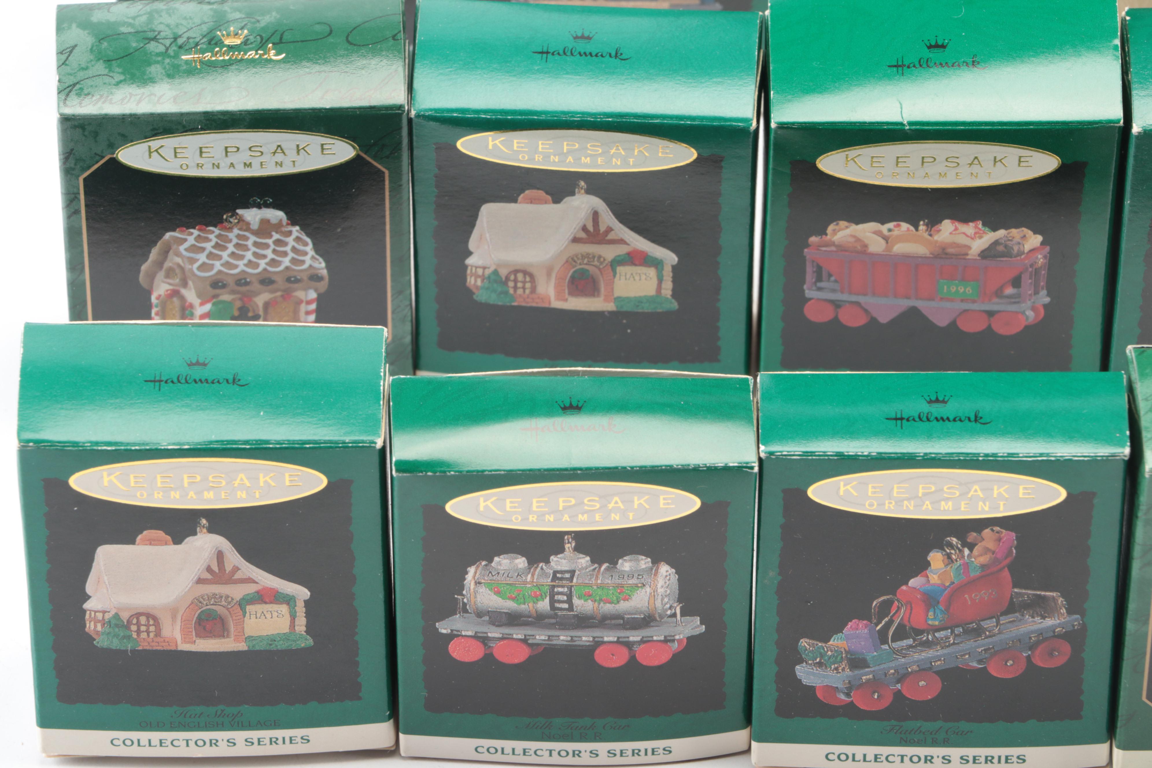 Hallmark Keepsake Christmas Ornaments, Holiday Express Miniature Tree Base, More