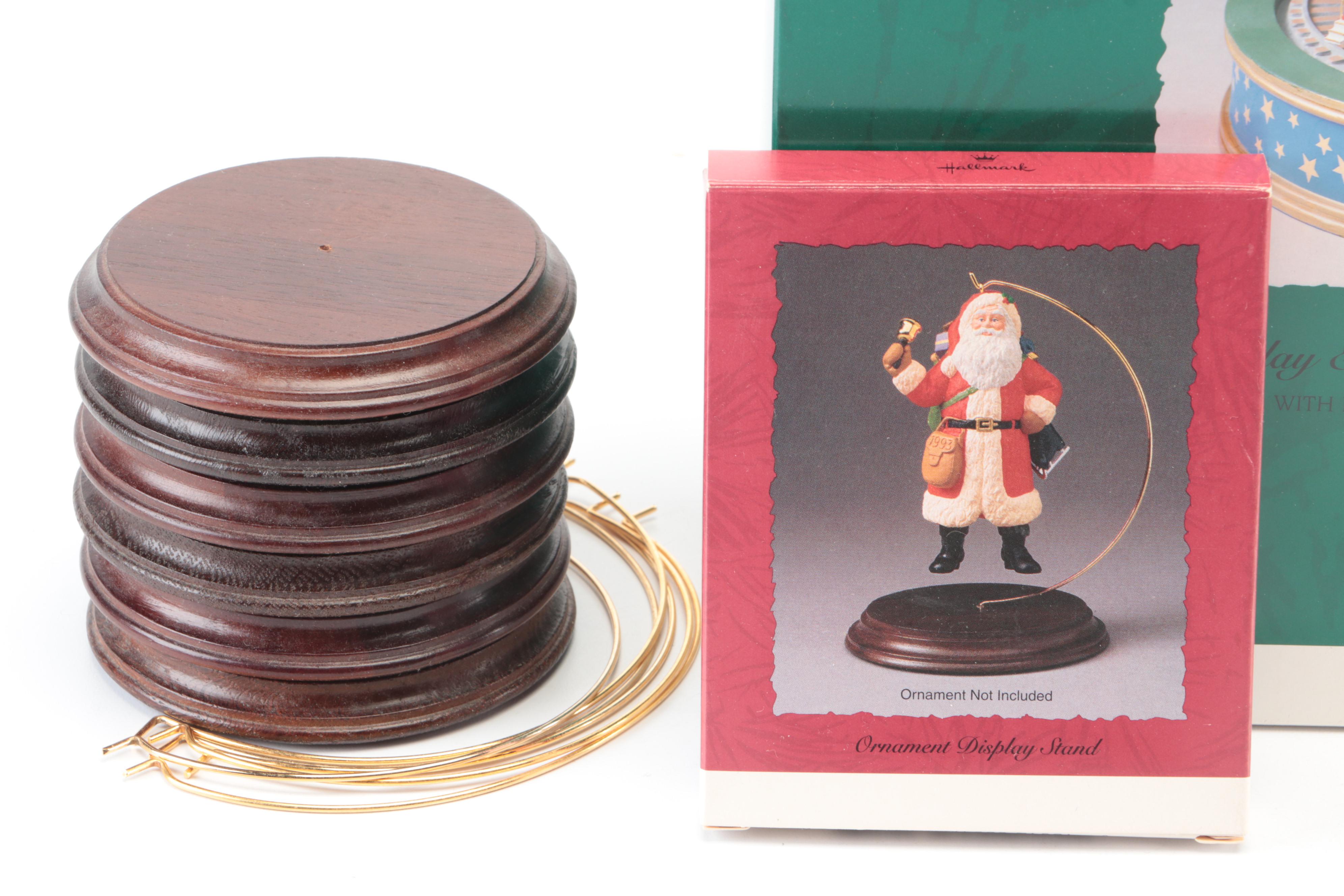 Hallmark Keepsake Christmas Ornaments, Holiday Express Miniature Tree Base, More