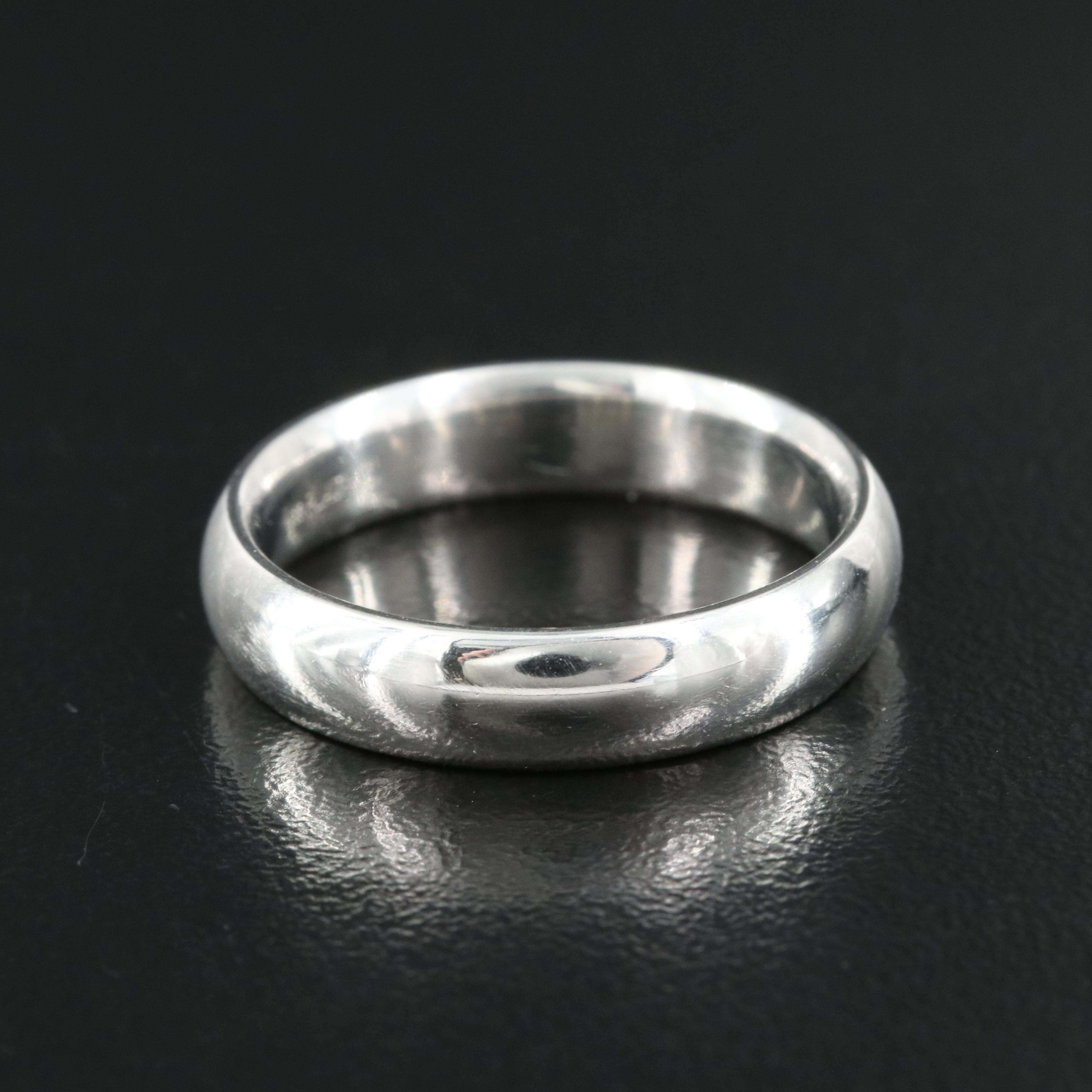 Platinum Polished Band