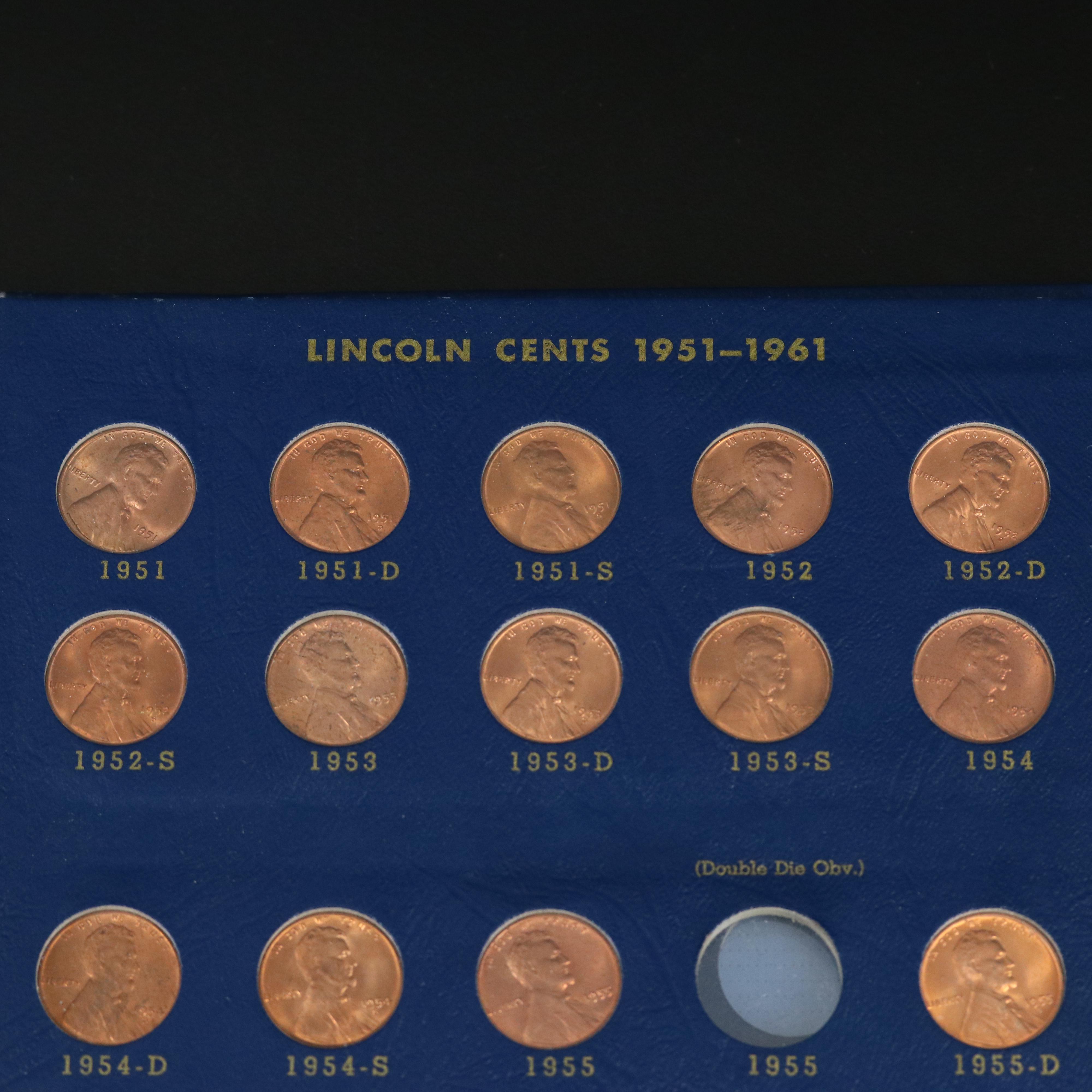 Nearly Complete Lincoln Cent Collection from 1909-1964