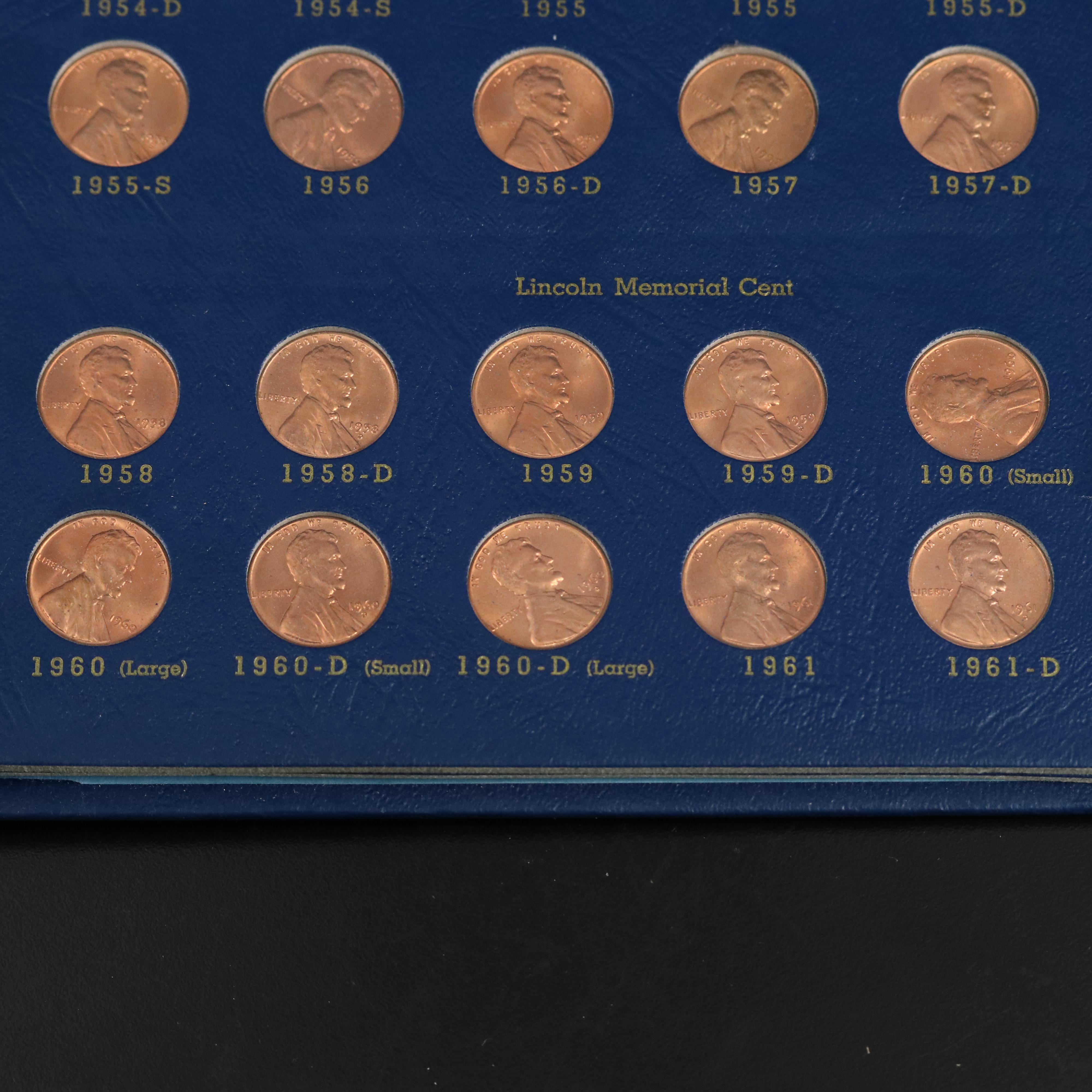 Nearly Complete Lincoln Cent Collection from 1909-1964