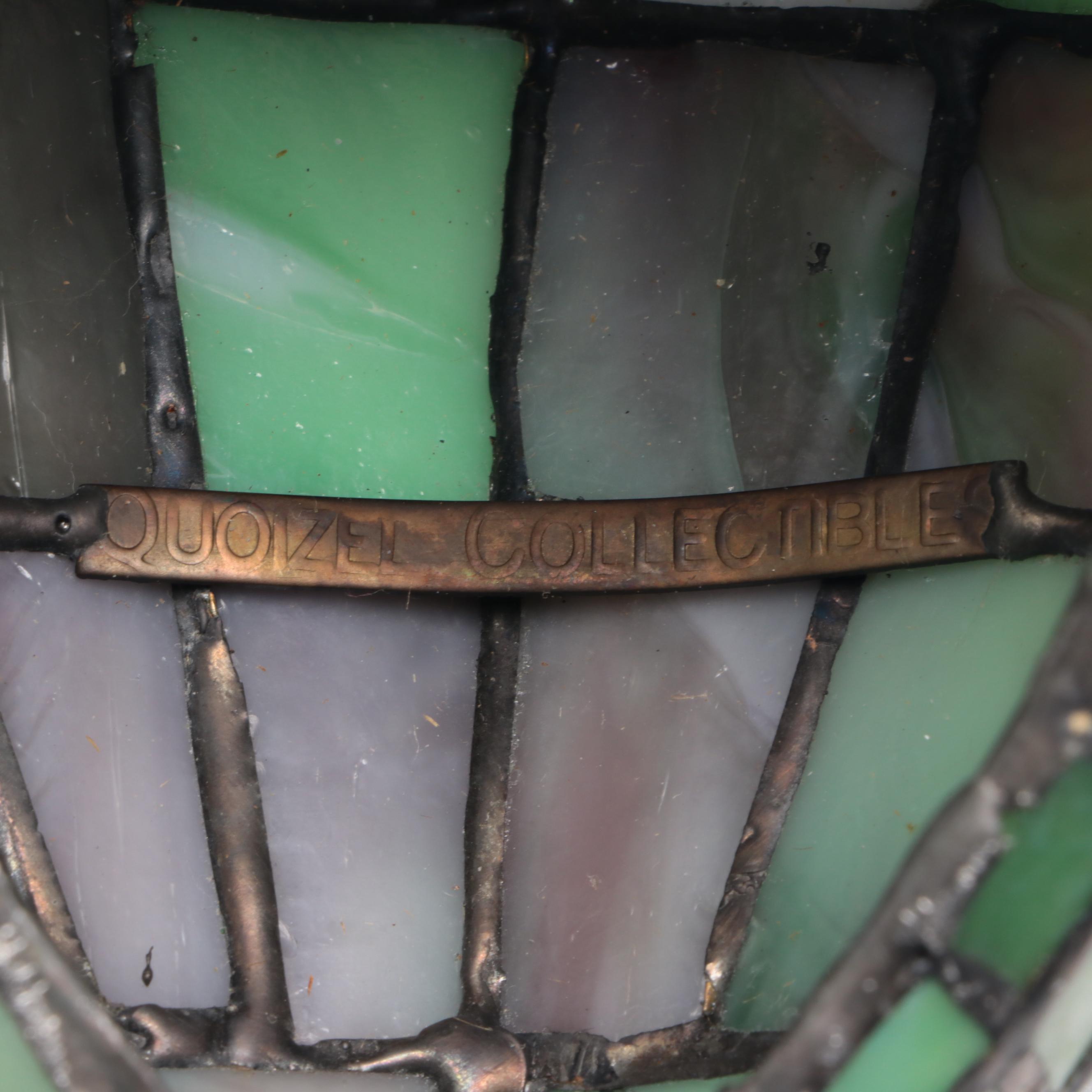 Quoizel Collectible Slag Glass Frog Accent Lamp