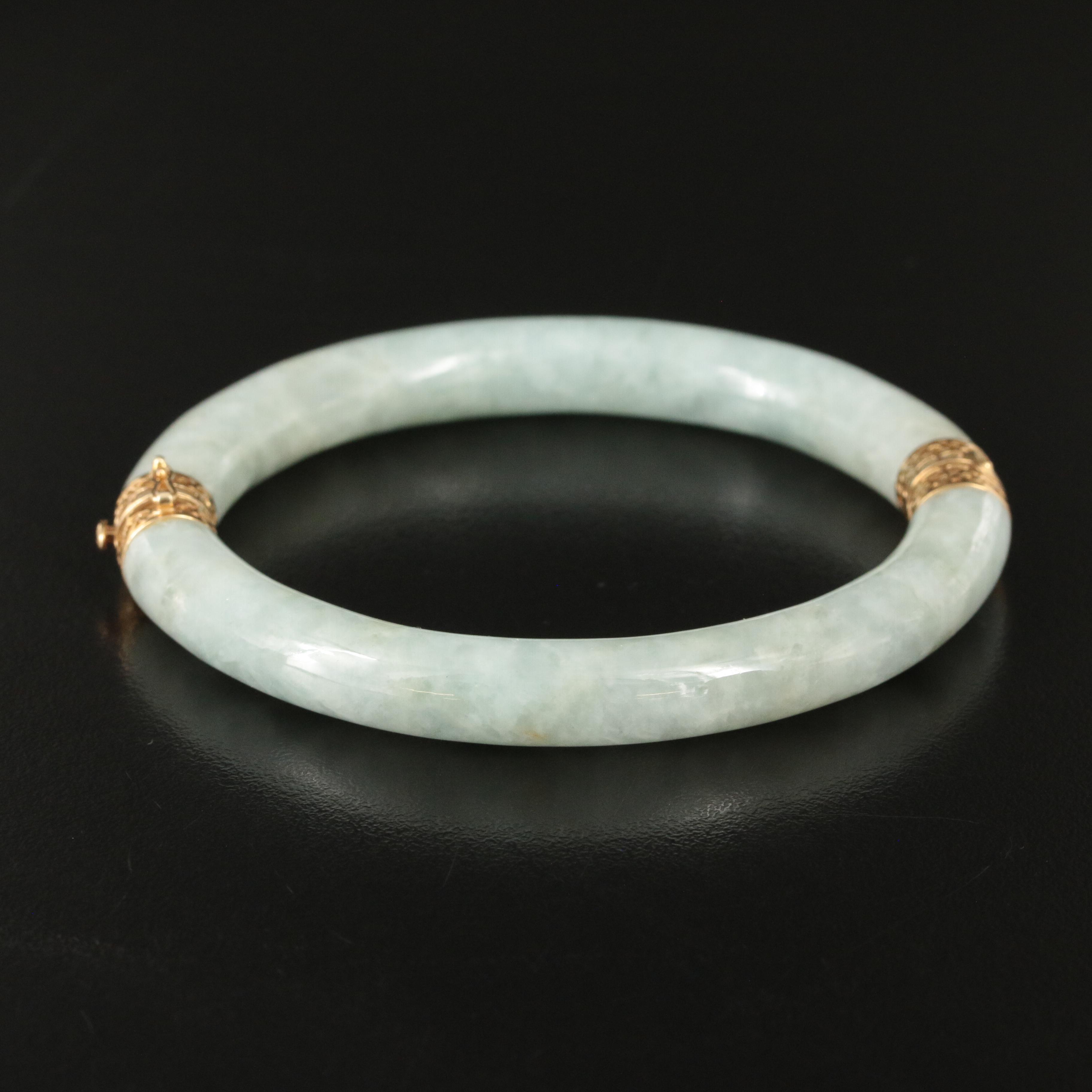 14K Jadeite Bracelet
