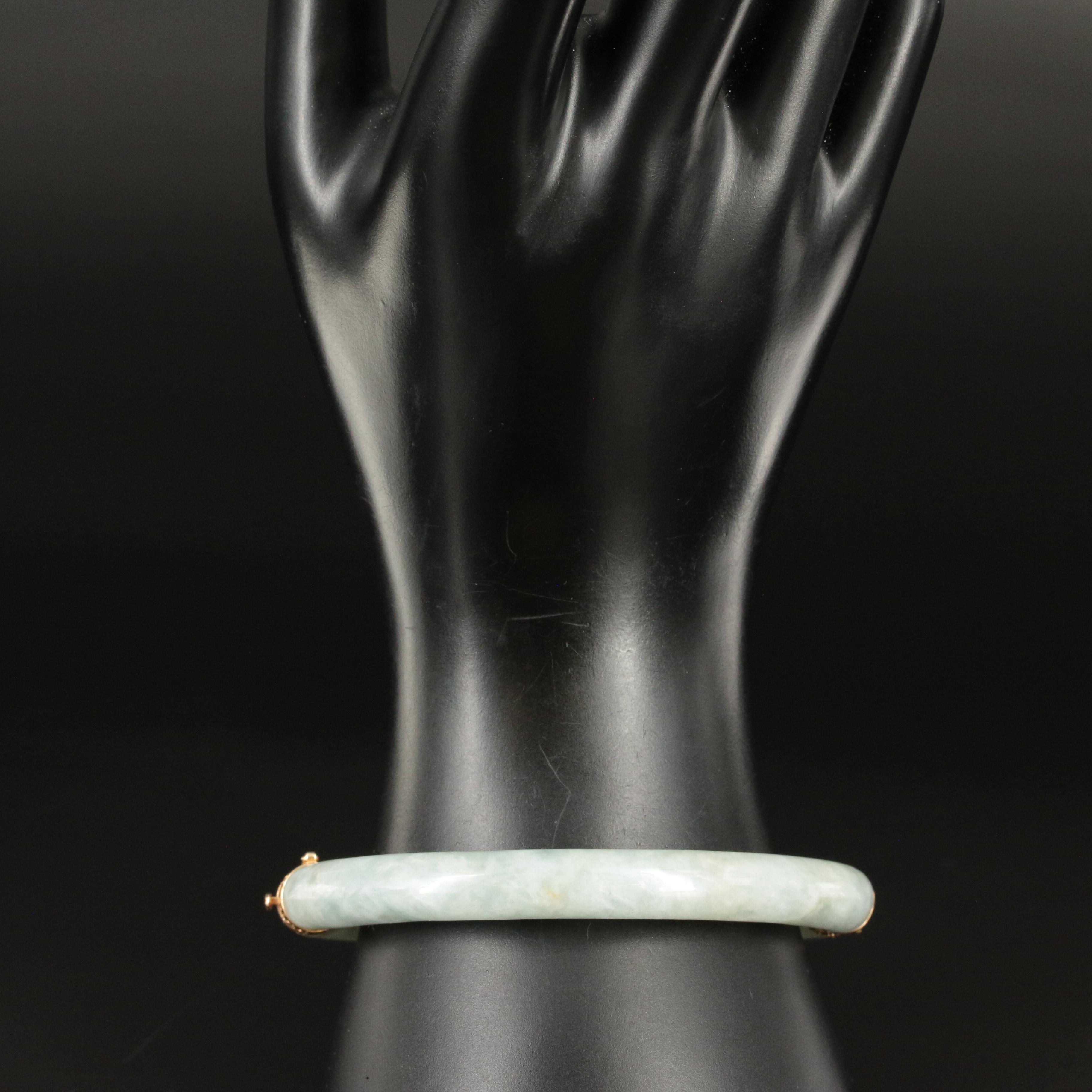 14K Jadeite Bracelet