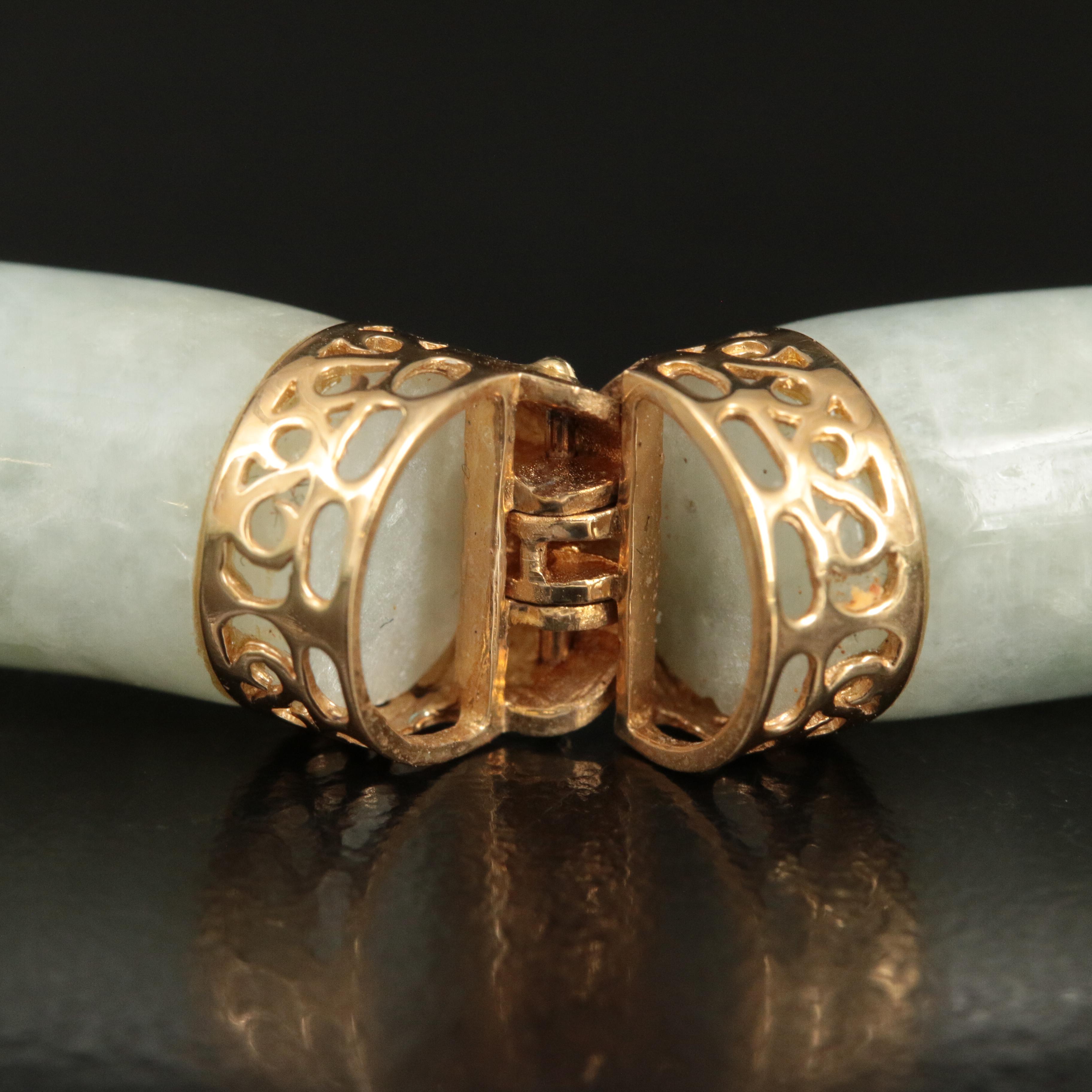 14K Jadeite Bracelet