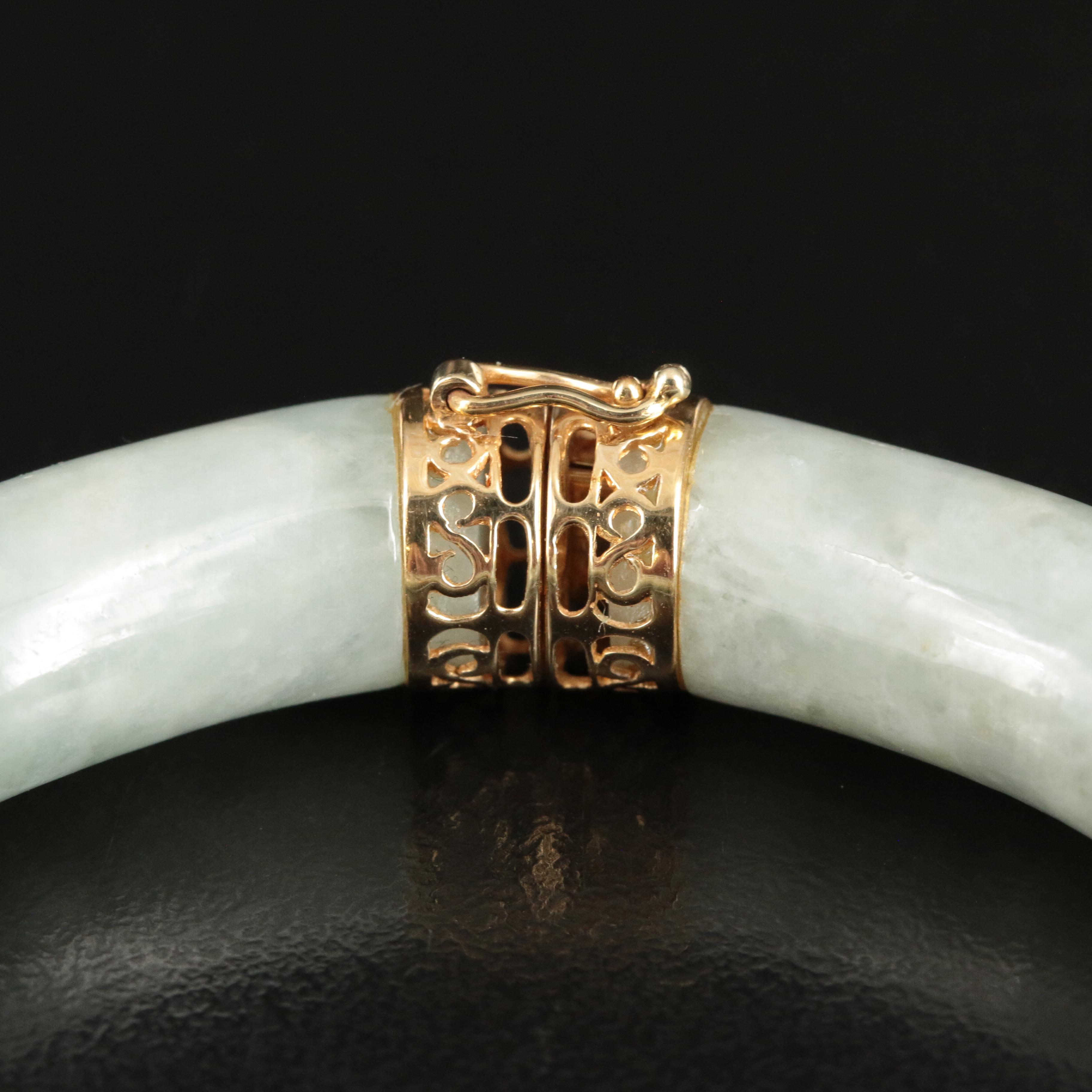 14K Jadeite Bracelet