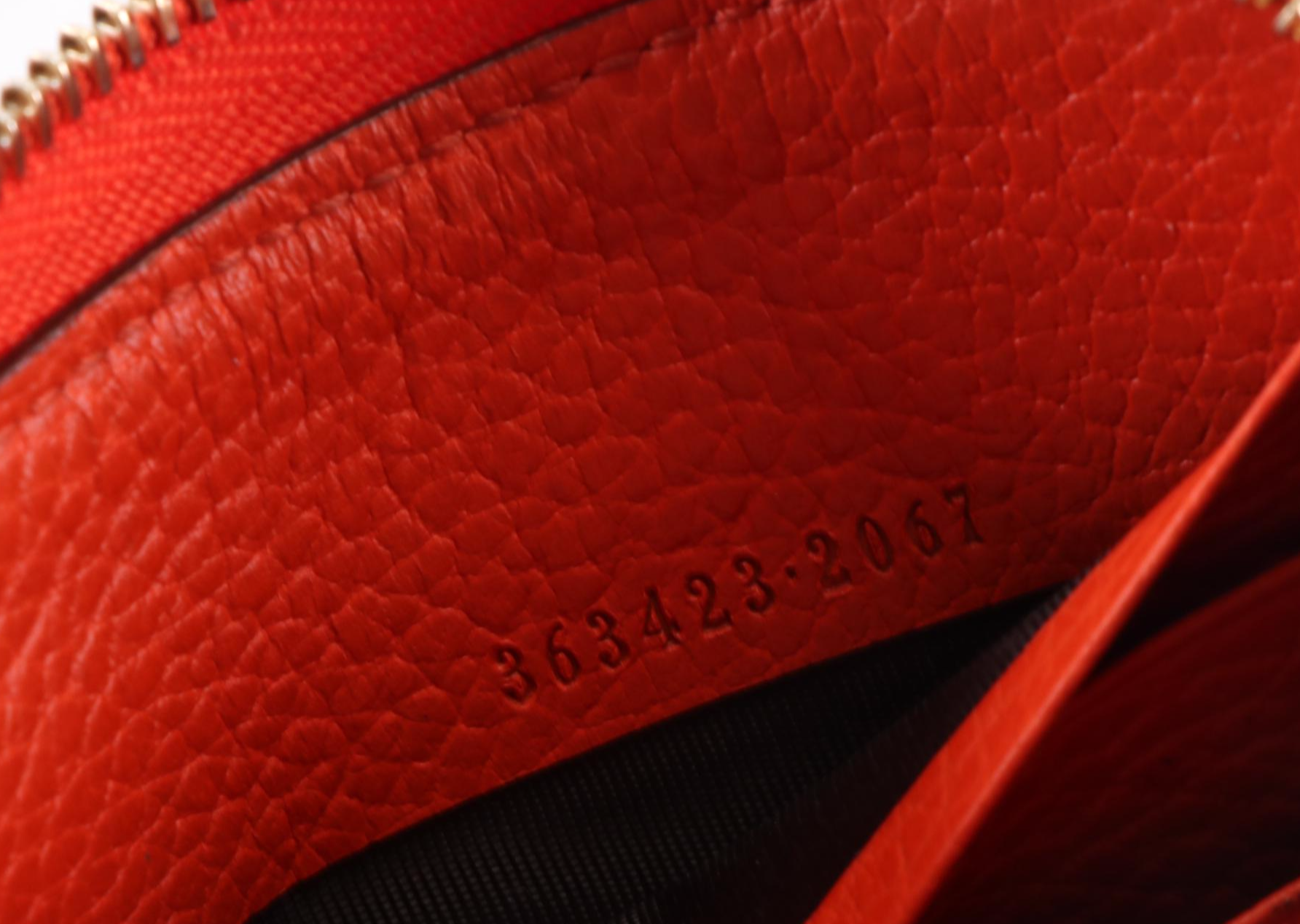 Gucci Zip-Around Long Wallet in GG Canvas with Leather Trim