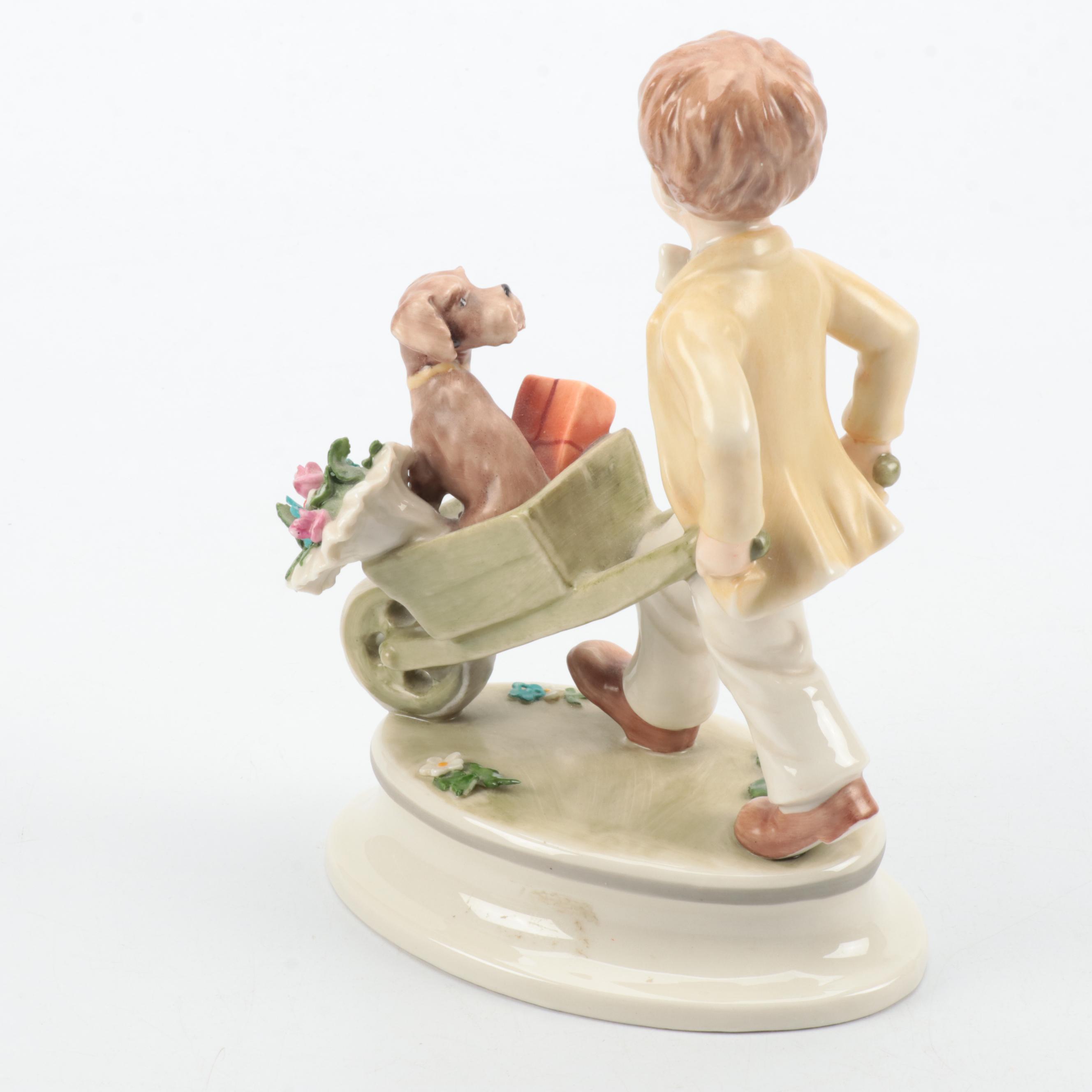 Goebel "Courting", "Cocker Spaniel" and More Porcelain Figurines