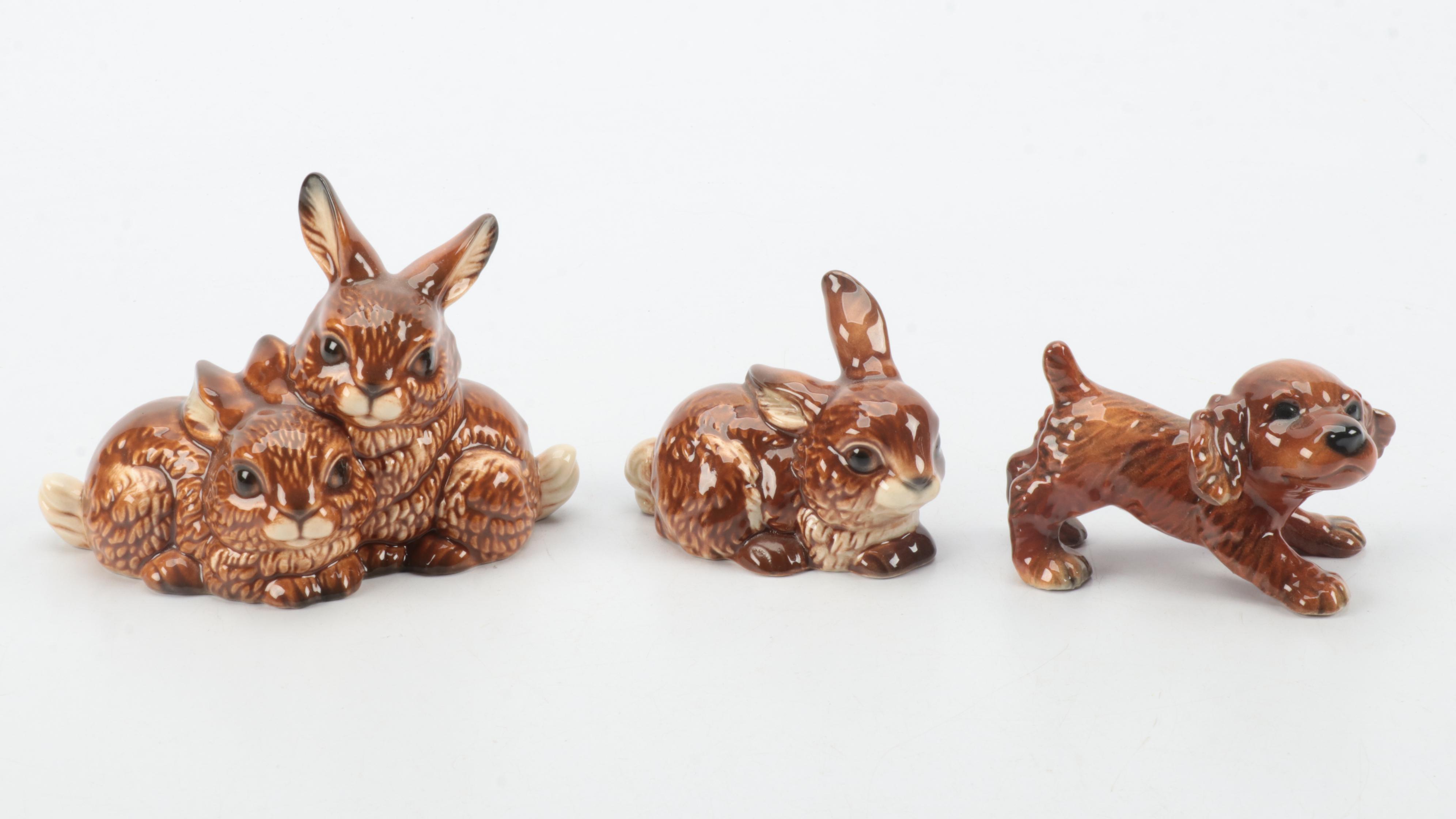 Goebel "Courting", "Cocker Spaniel" and More Porcelain Figurines