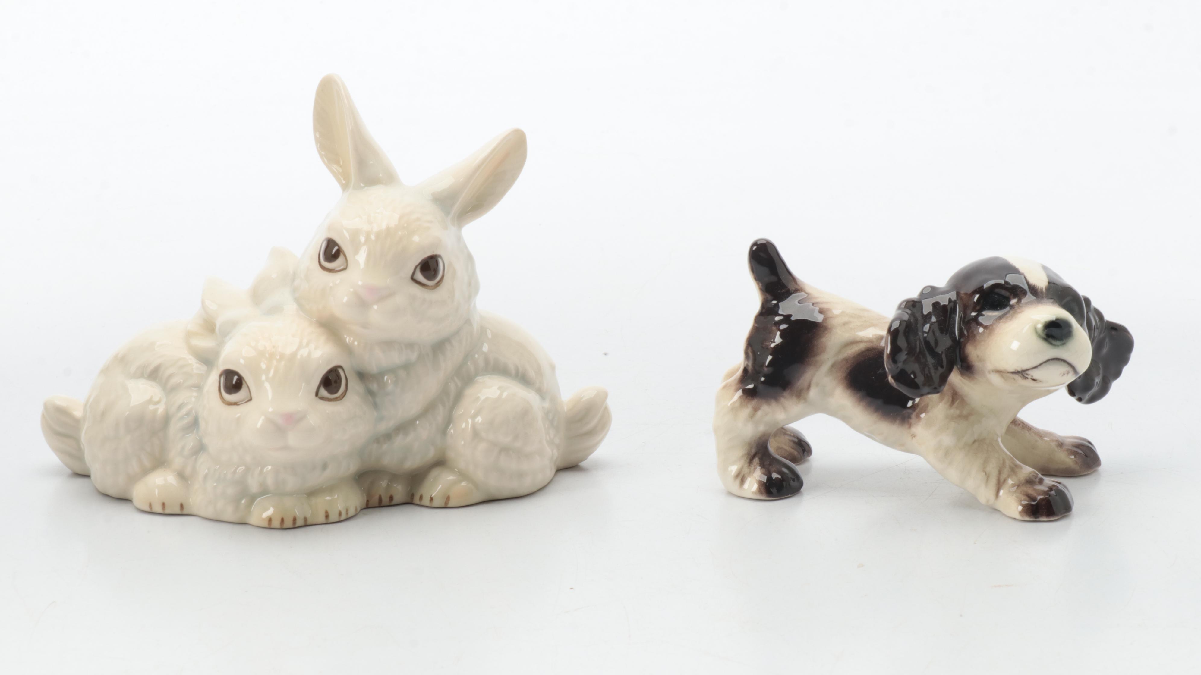 Goebel "Courting", "Cocker Spaniel" and More Porcelain Figurines