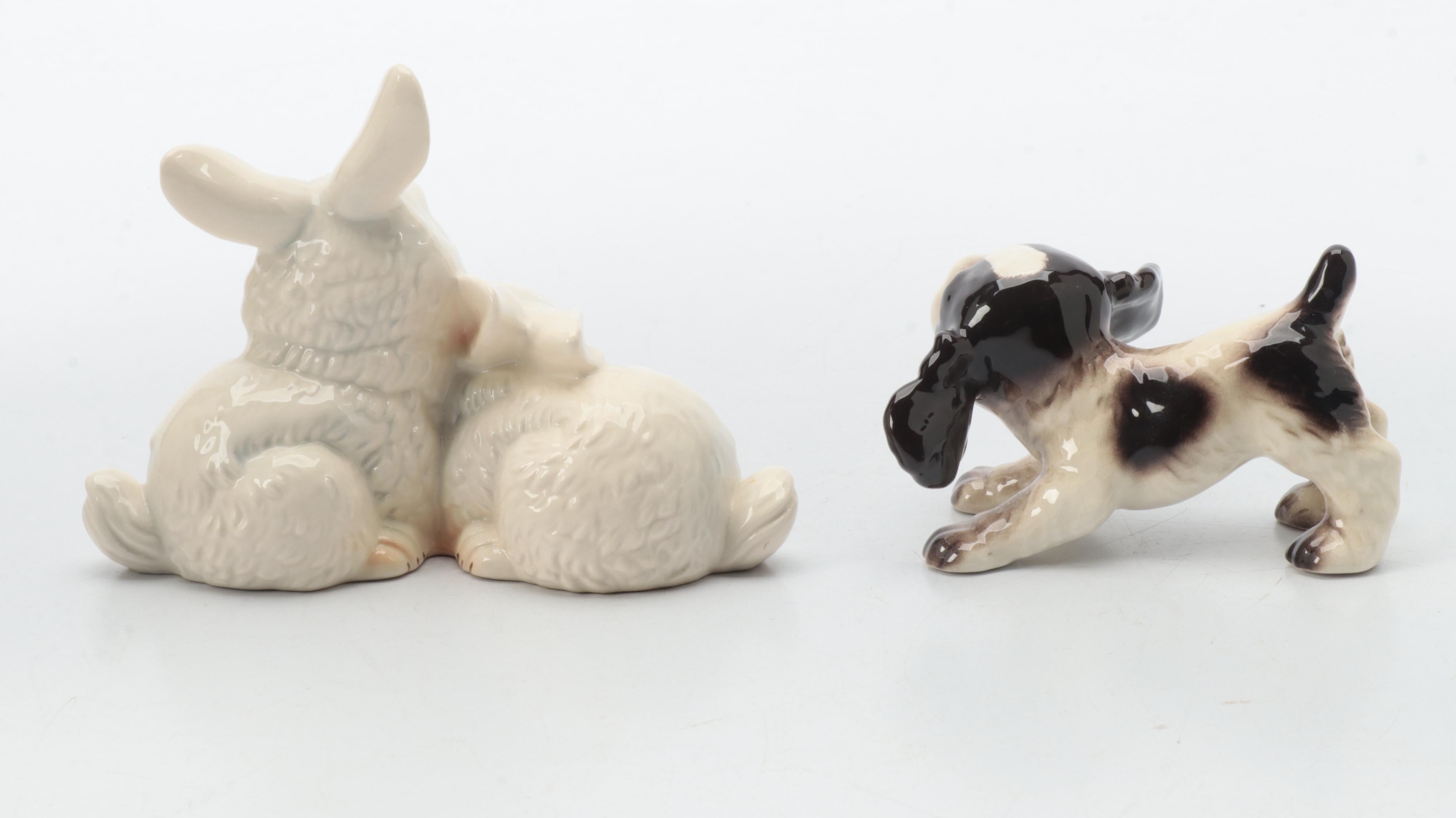 Goebel "Courting", "Cocker Spaniel" and More Porcelain Figurines