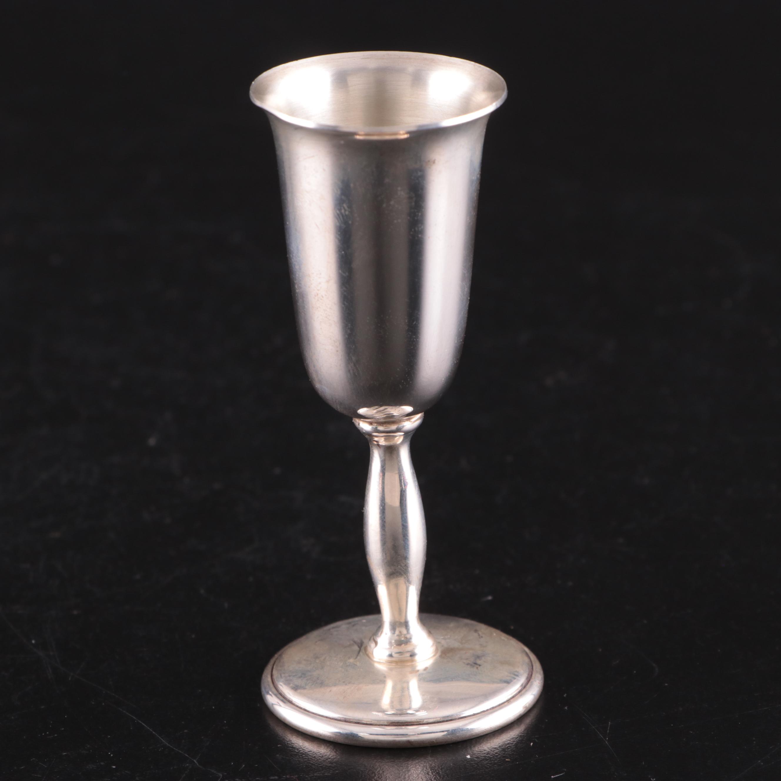 Cartier Sterling Silver Cordial Glasses