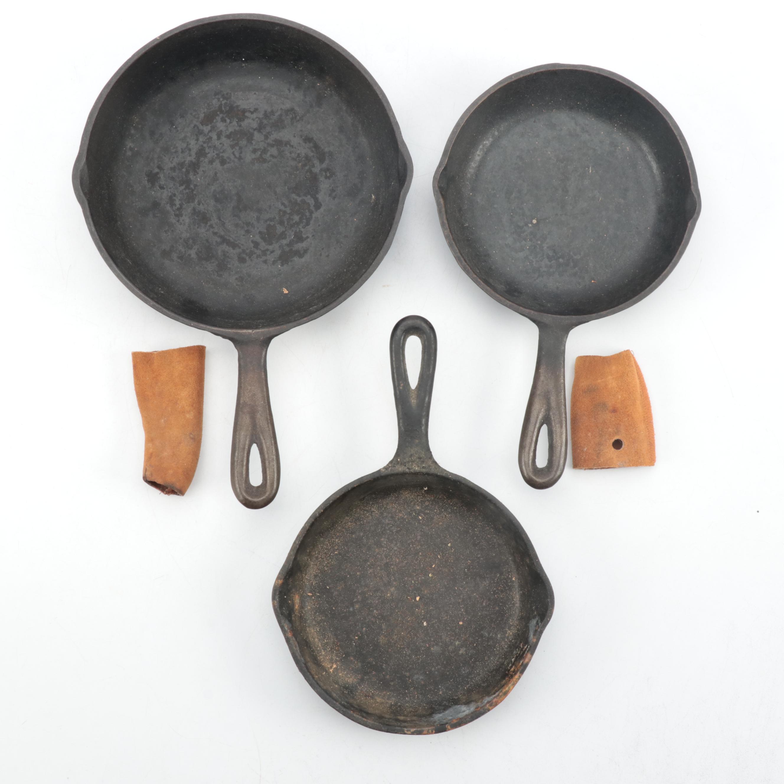Cast Iron Baking Molds and Frying Pans, 20th Century