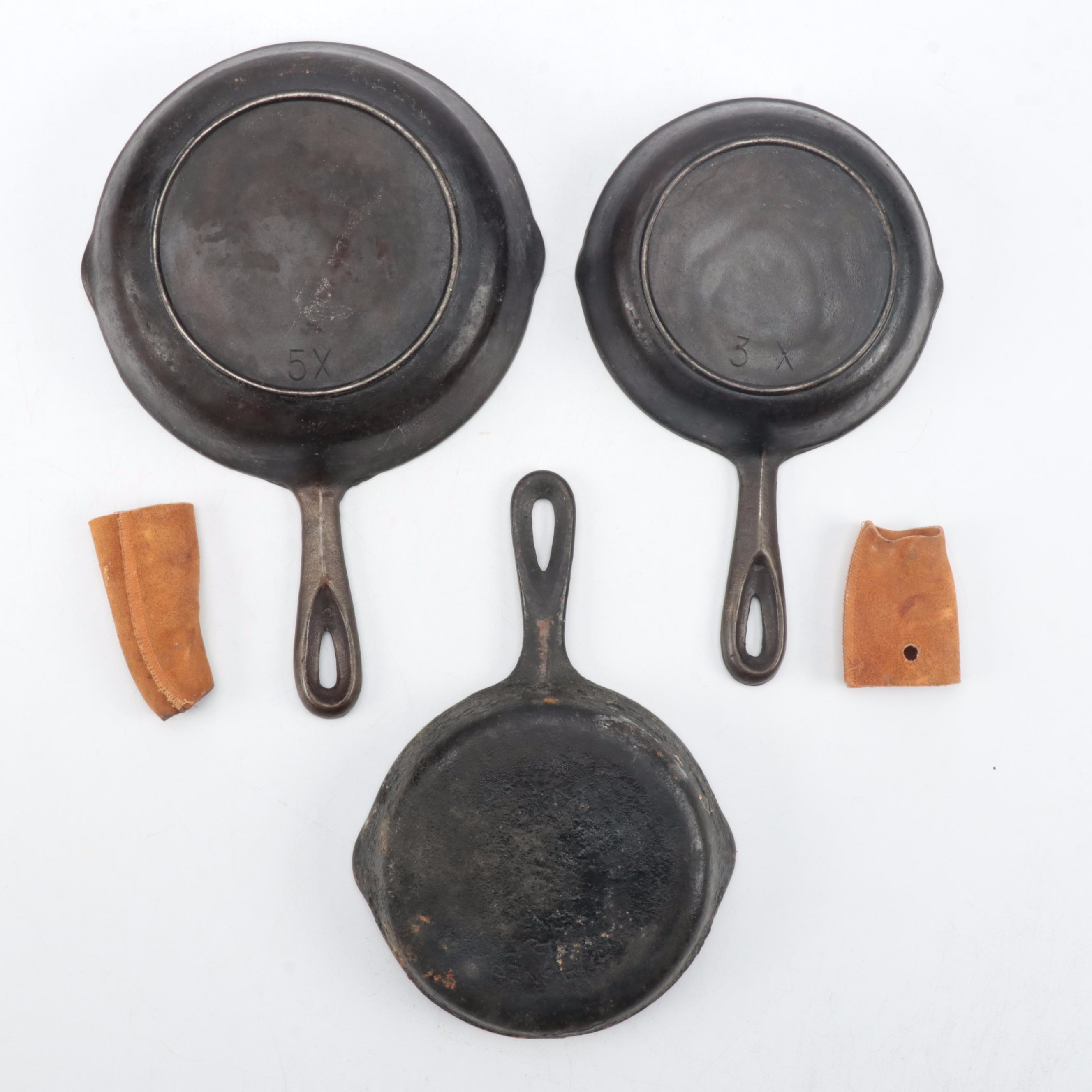 Cast Iron Baking Molds and Frying Pans, 20th Century