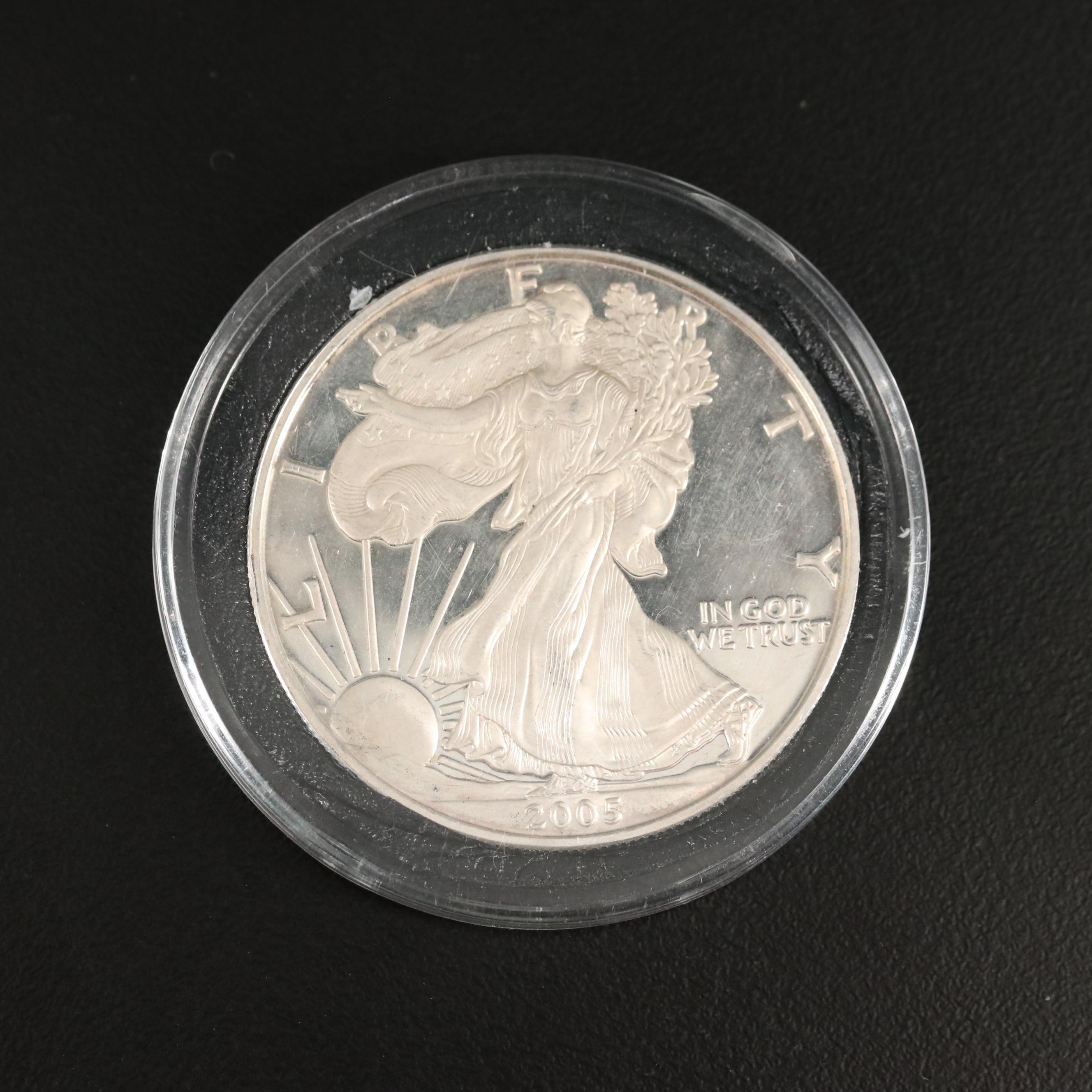 Collection of Nine Toned Proof American Silver Eagles