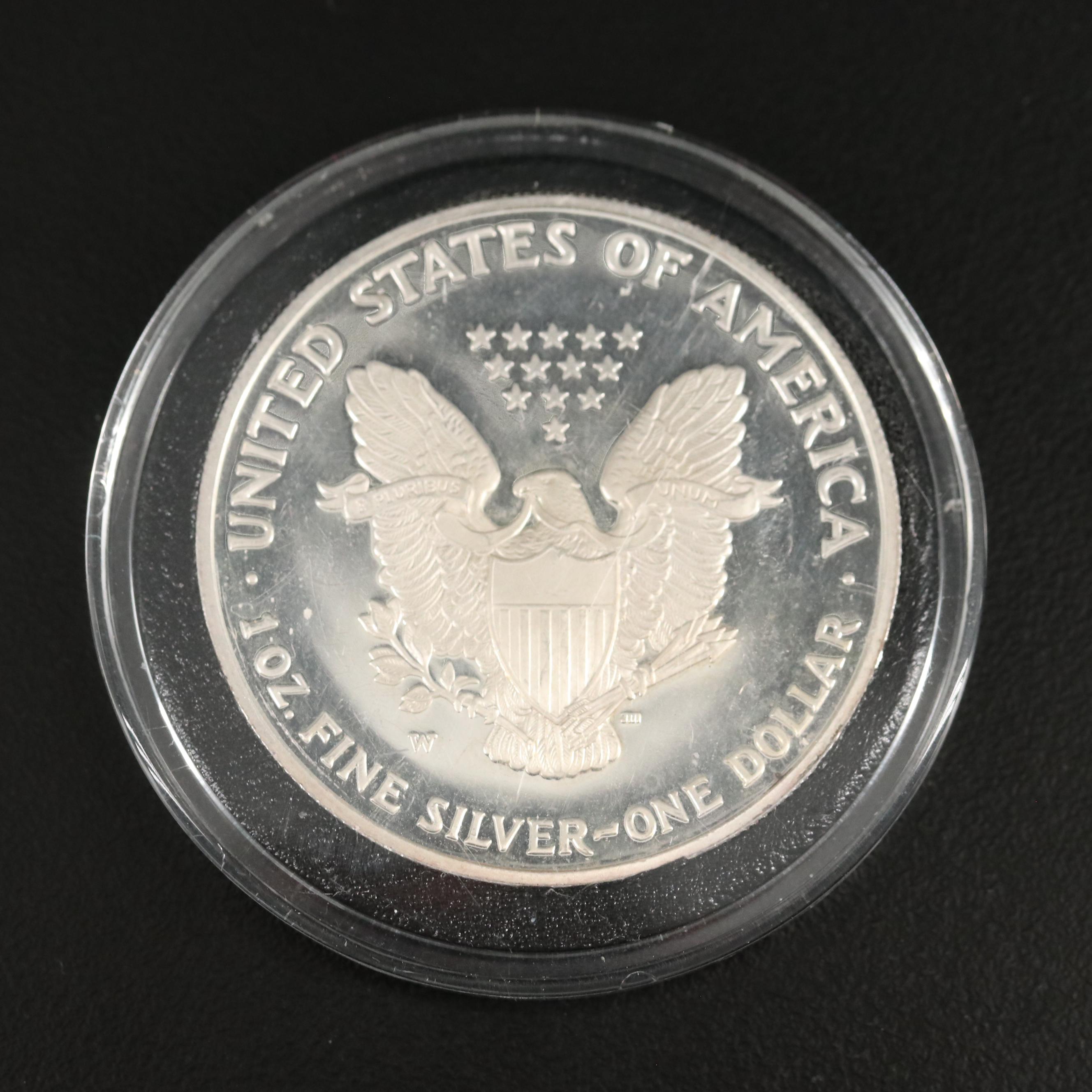 Collection of Nine Toned Proof American Silver Eagles