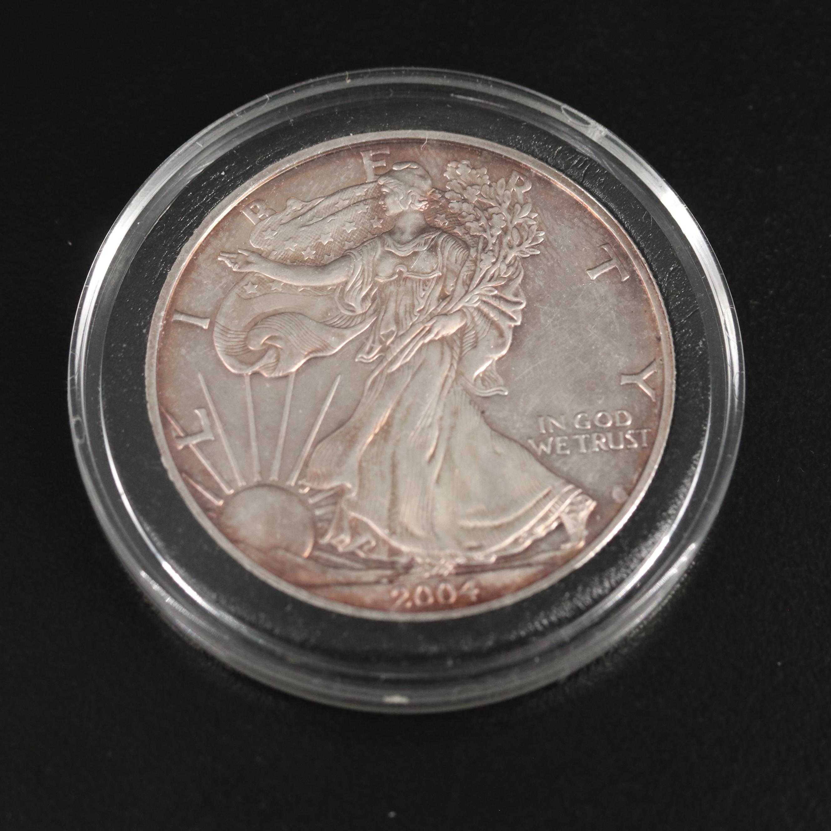 Collection of Nine Toned Proof American Silver Eagles