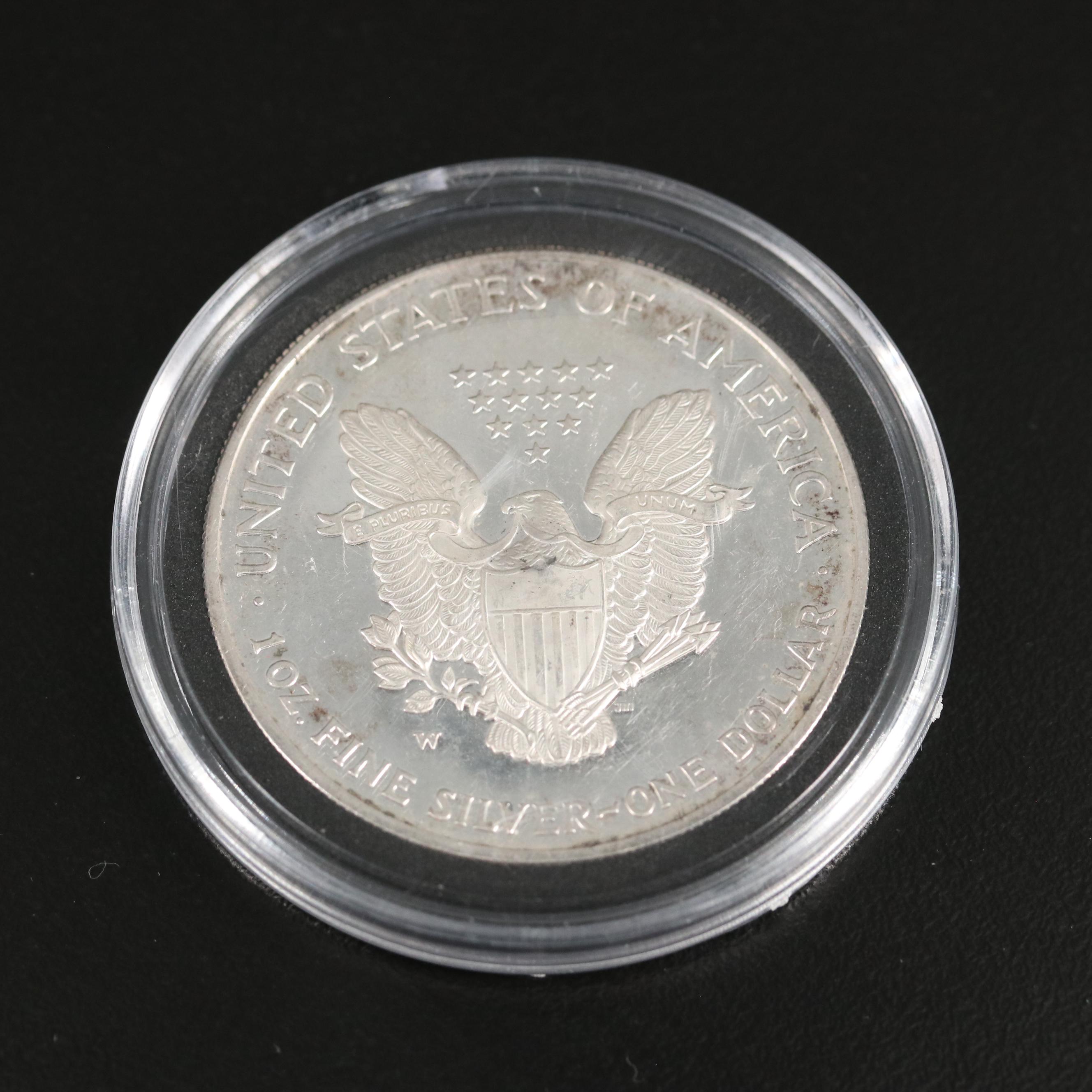 Collection of Nine Toned Proof American Silver Eagles