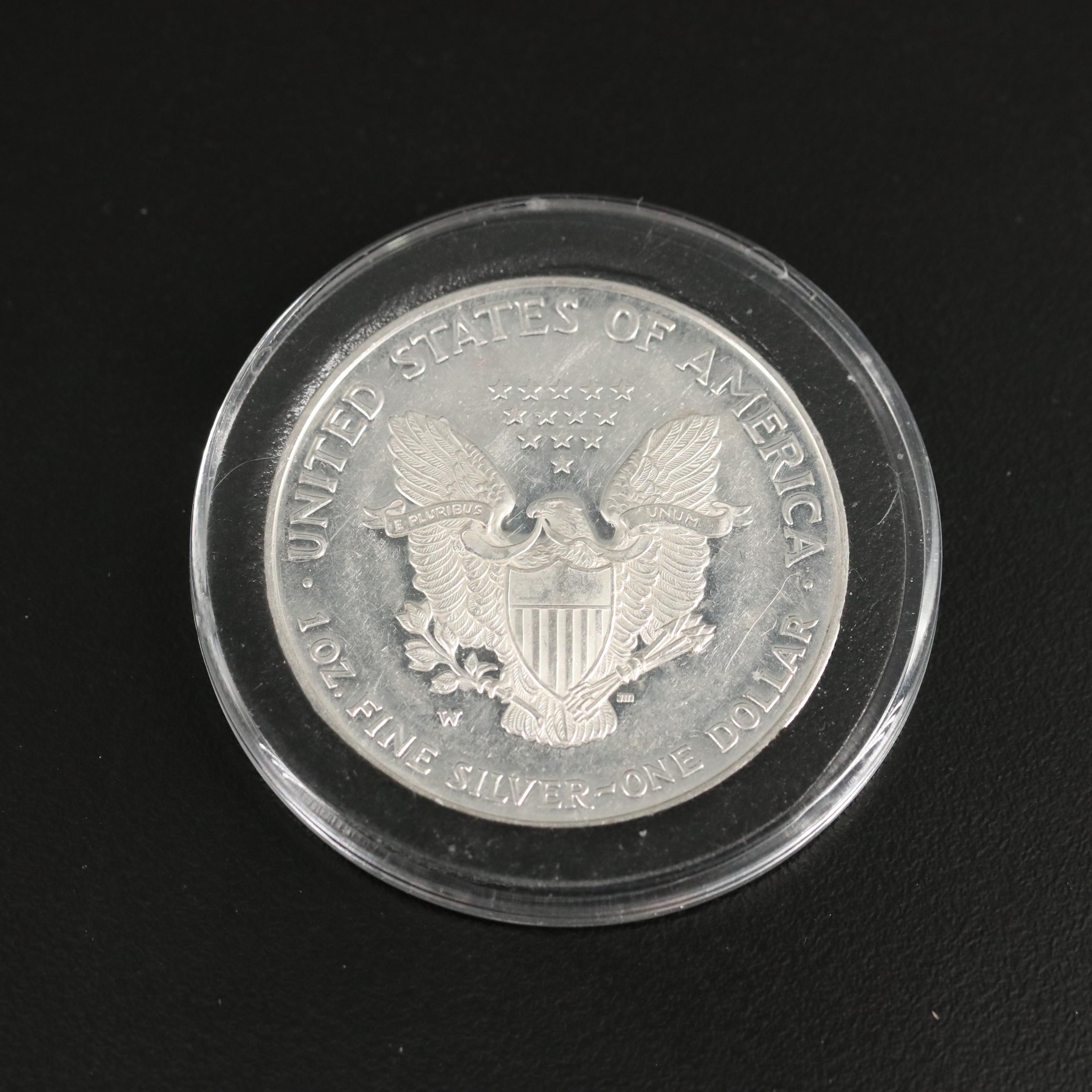 Collection of Nine Toned Proof American Silver Eagles