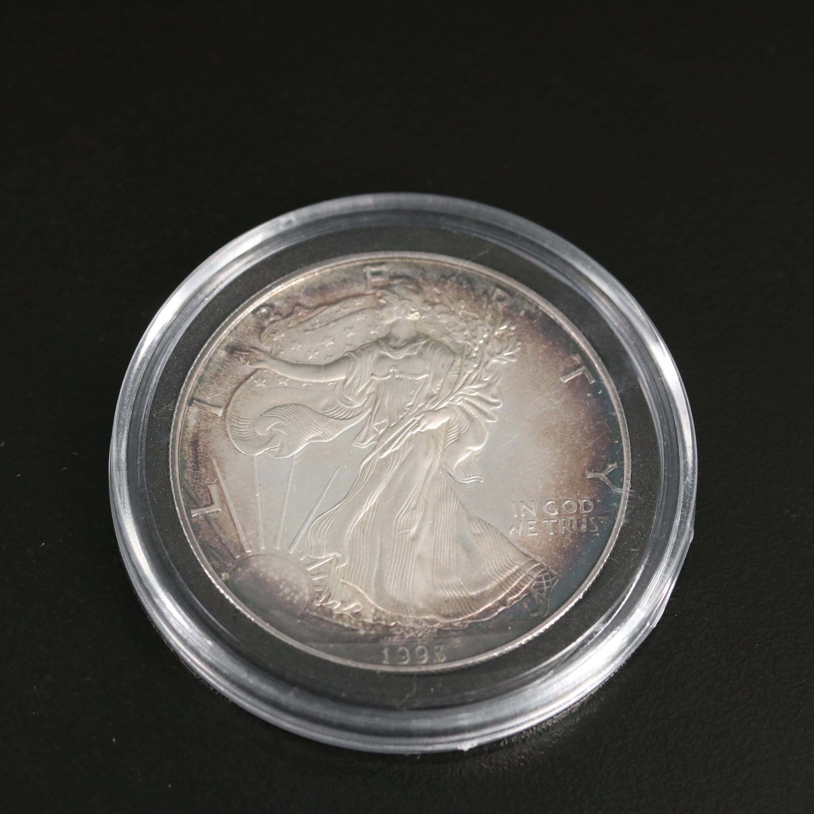 Collection of Nine Toned Proof American Silver Eagles