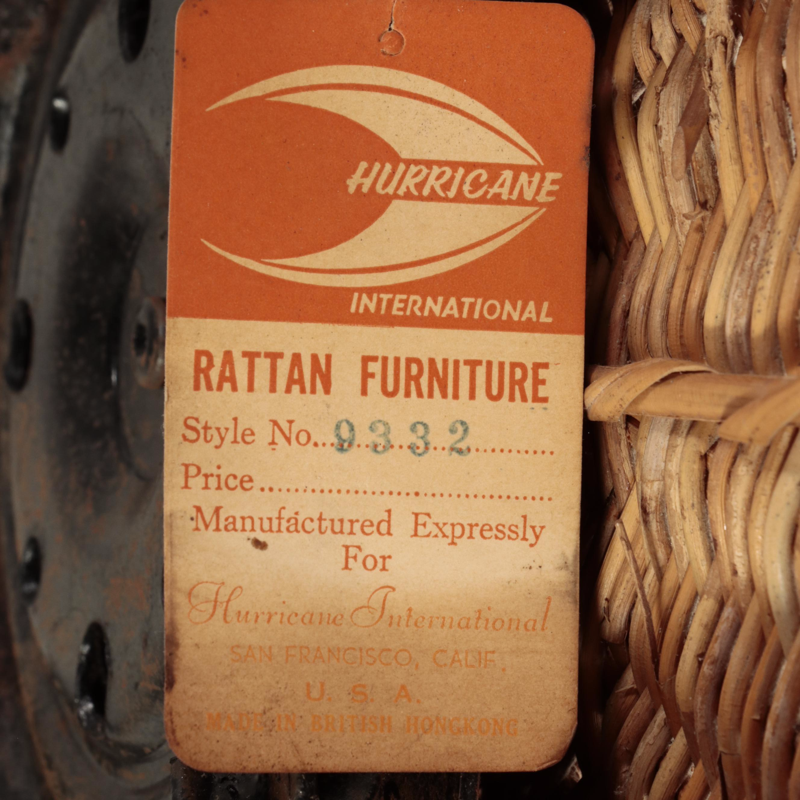 Hurricane International Rattan, Wicker and Iron Stools