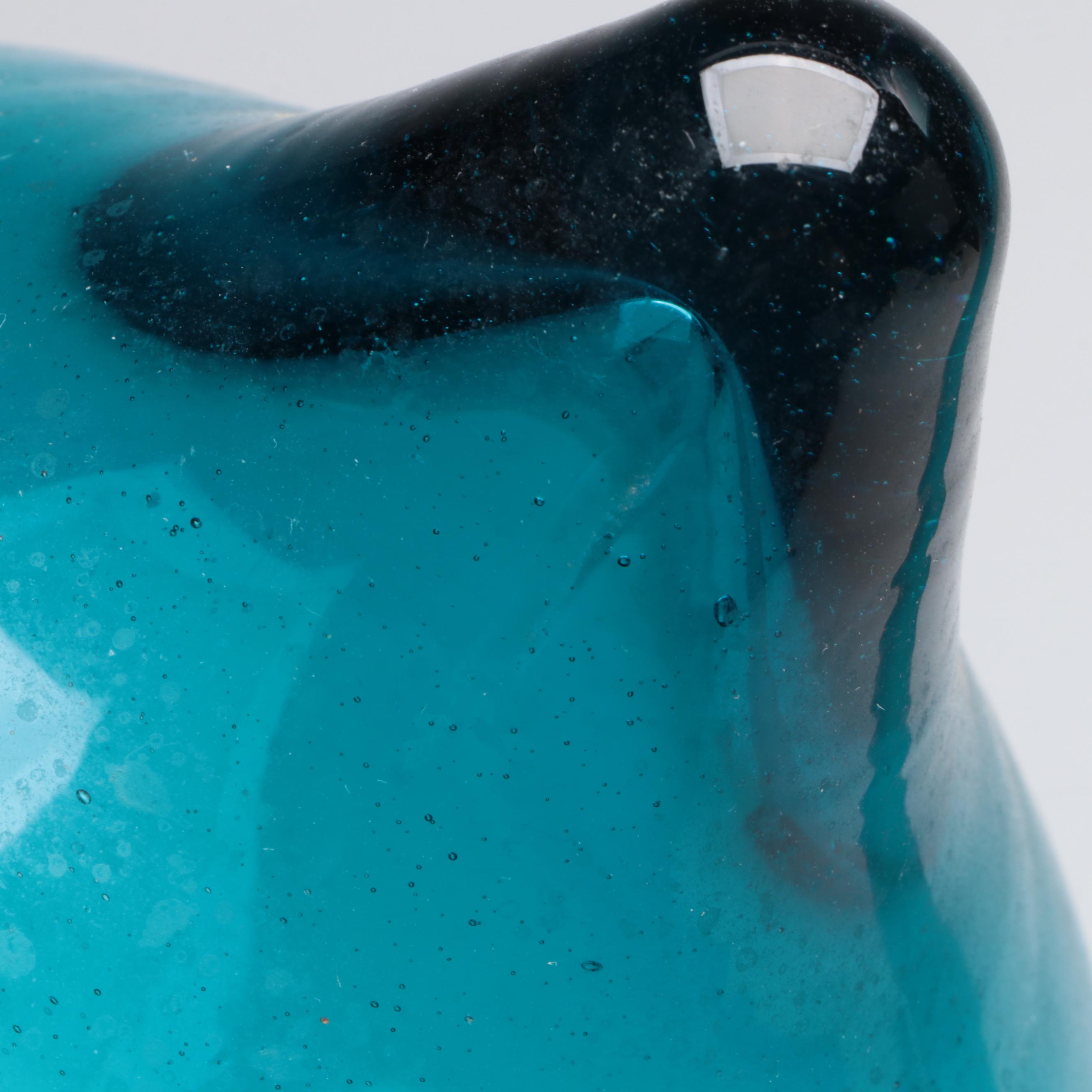 Wayne Husted for Blenko Art Glass 588 Architectural Decanter, circa 1960